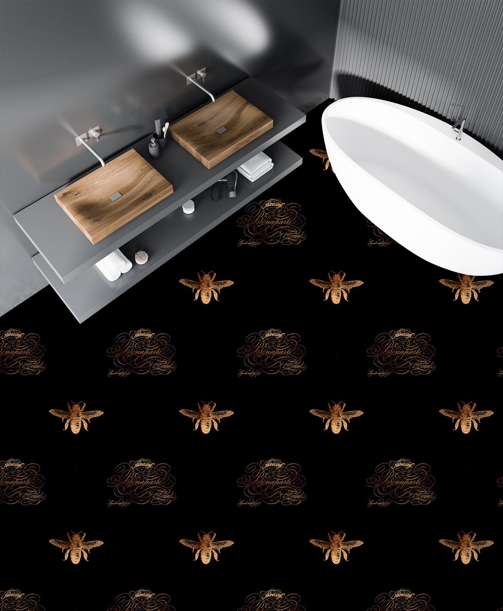 3D Insect Pattern 10024 Uta Naumann Floor Mural