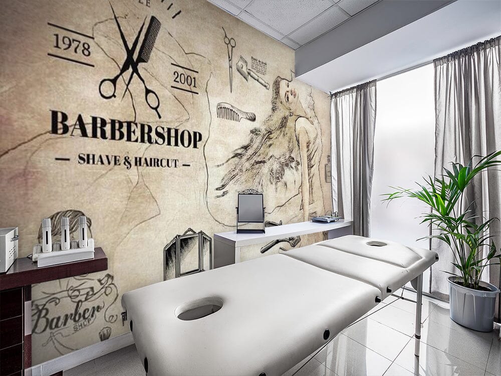 3D Black Scissors 1501 Wall Murals Wallpaper AJ Wallpaper 2 