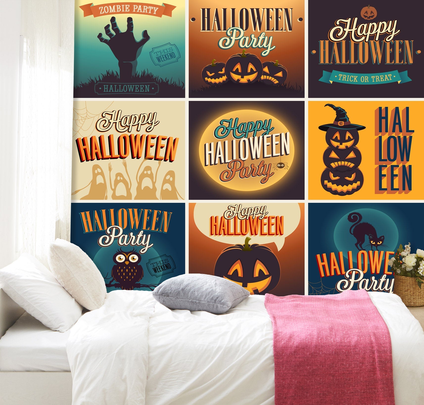 3D Pumpkin Festival Poster 1017 Halloween Wall Murals Wallpaper AJ Wallpaper 2 