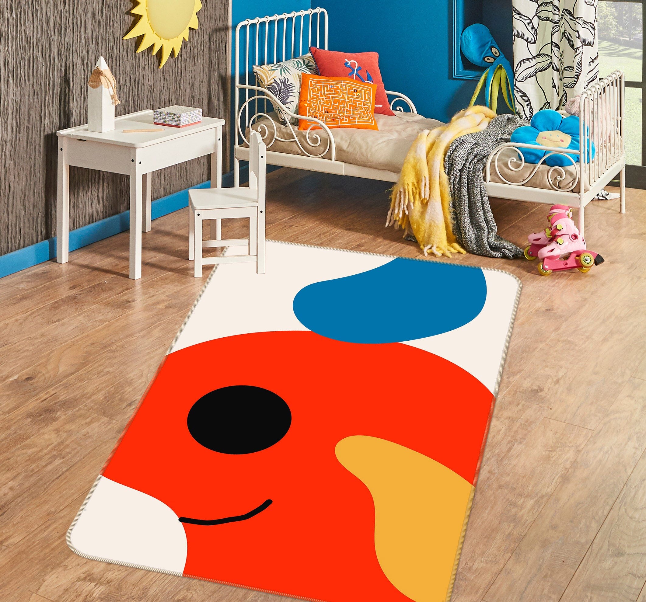 3D Cartoon Fish 1073 Boris Draschoff Rug Non Slip Rug Mat Mat AJ Creativity Home 