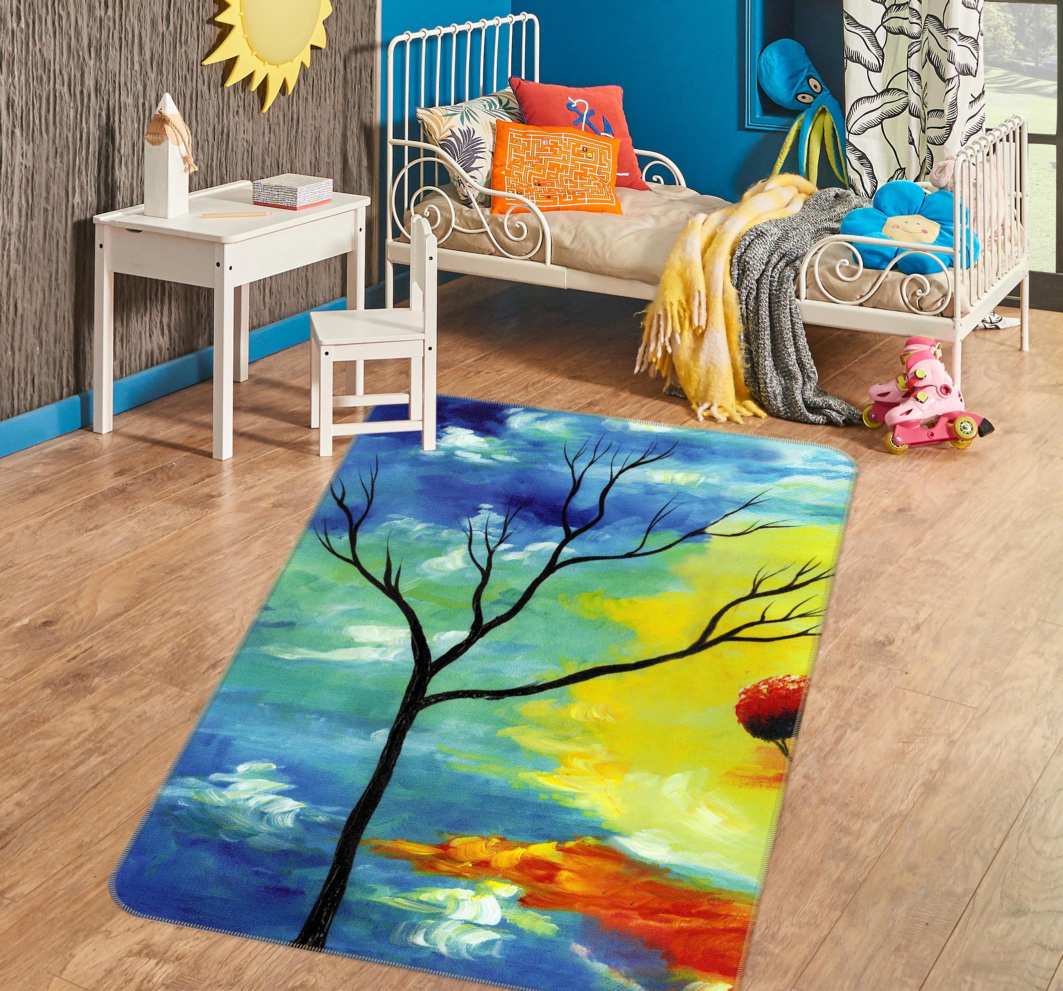 3D Dead Tree 76169 Non Slip Rug Mat