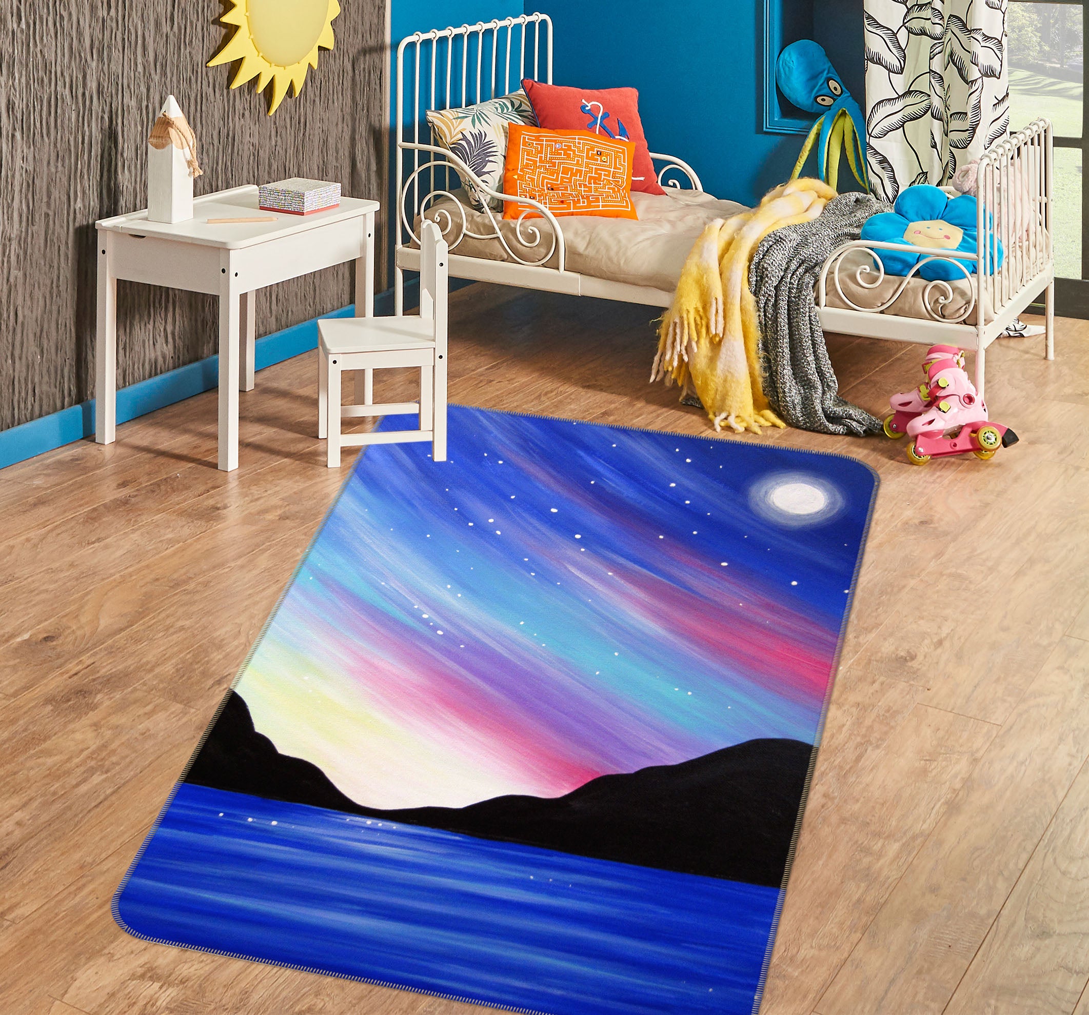3D Starry Sky 65035 Non Slip Rug Mat