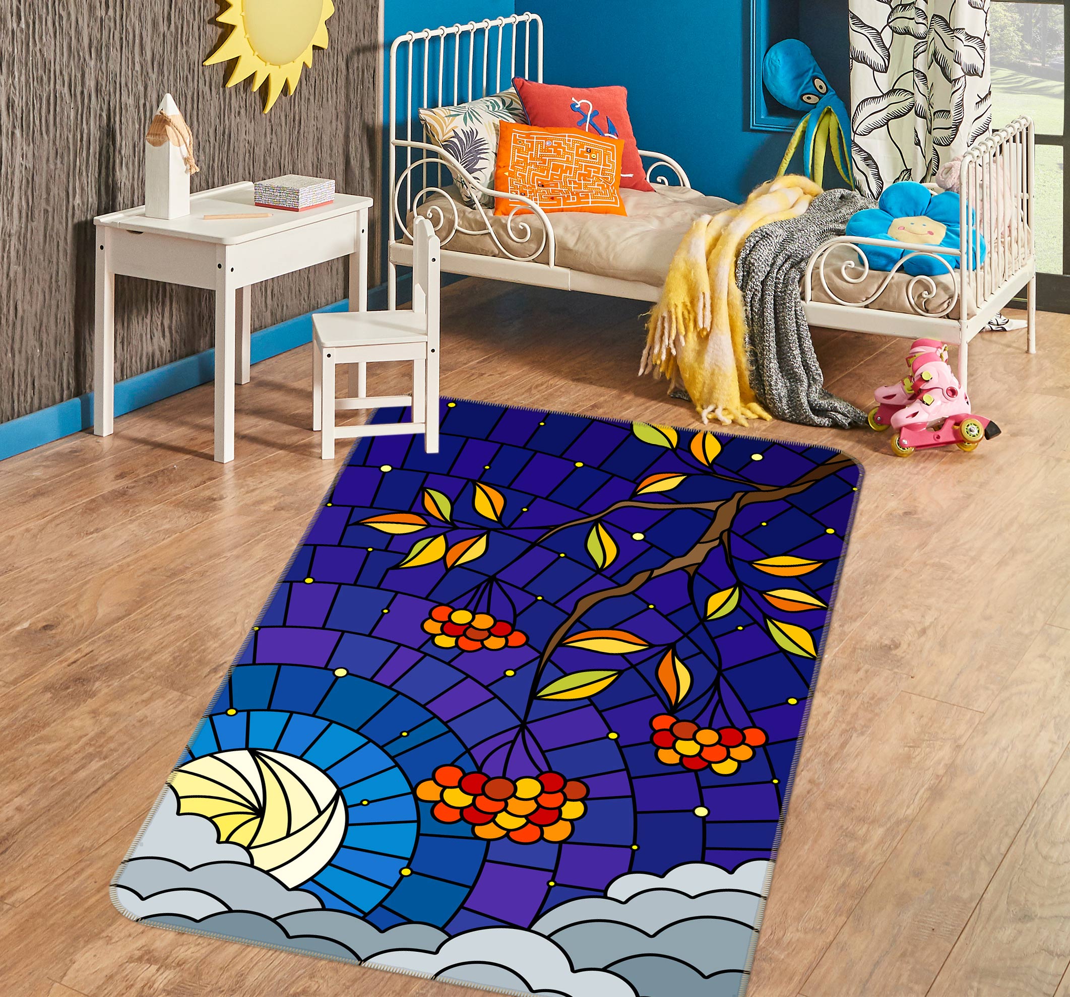 3D Pattern 33093 Non Slip Rug Mat