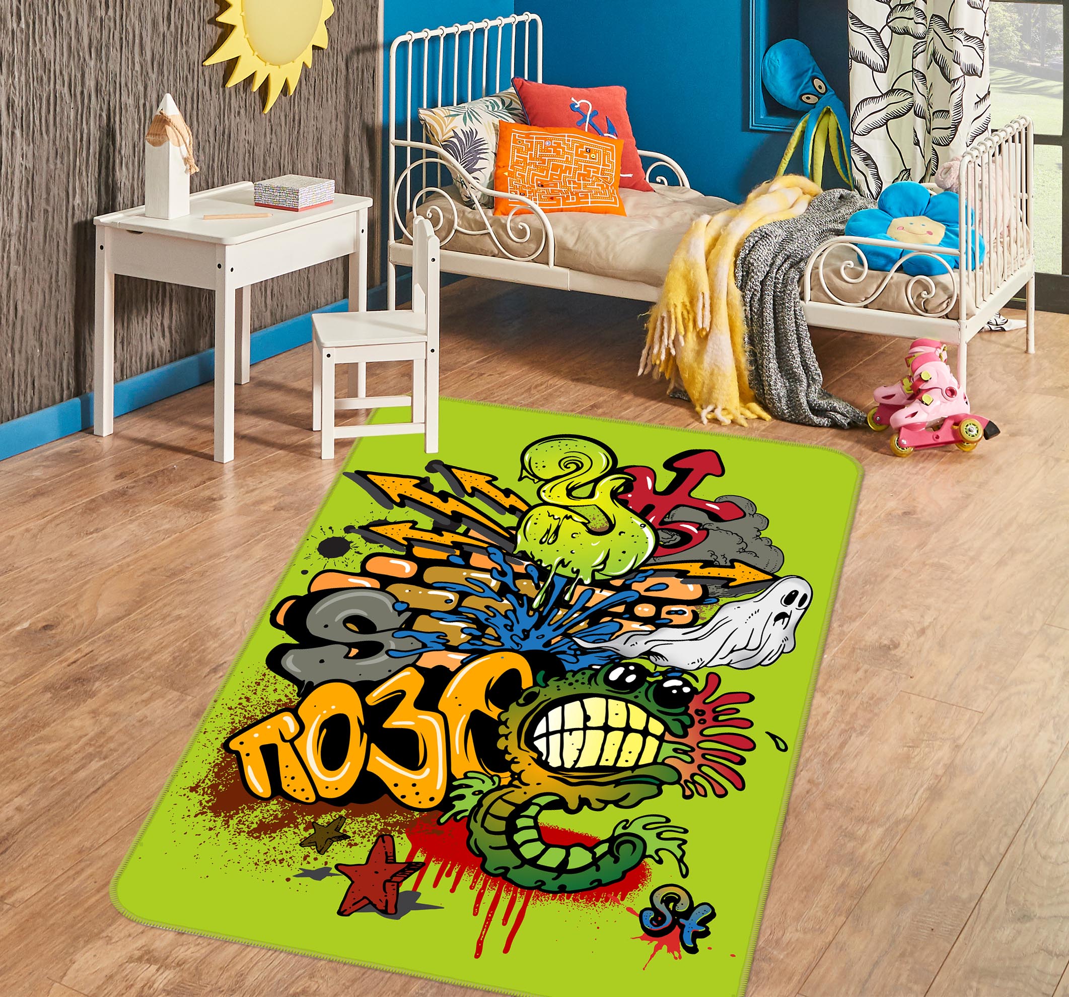 3D Pattern 29218 Non Slip Rug Mat