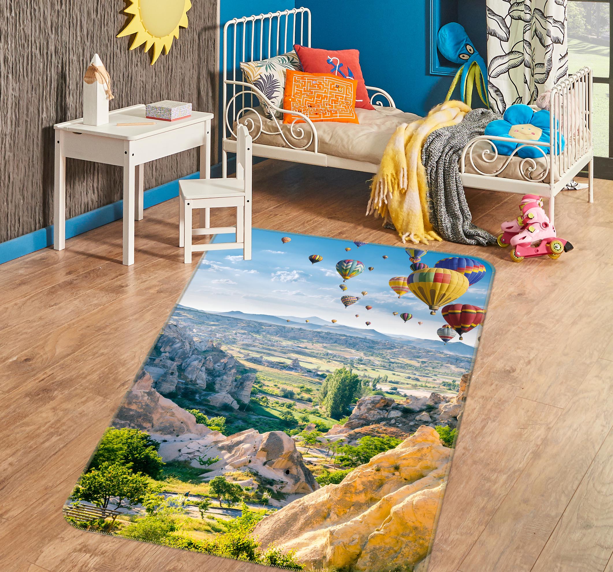 3D Mountains 26047 Non Slip Rug Mat