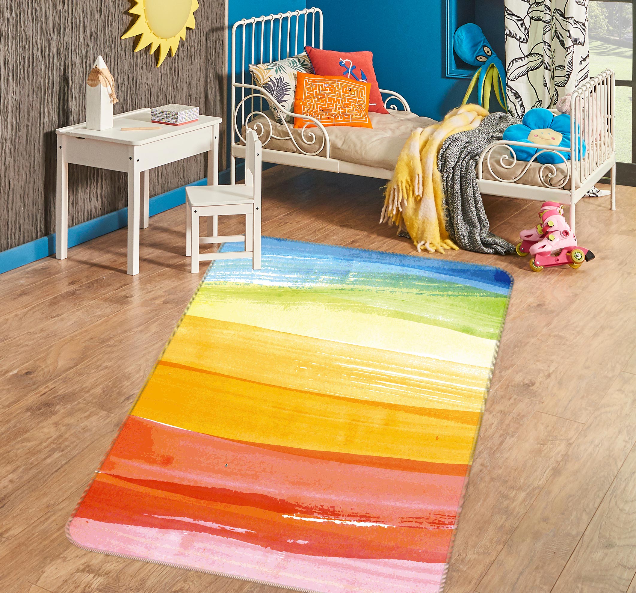 3D Color Bar 30100 Non Slip Rug Mat