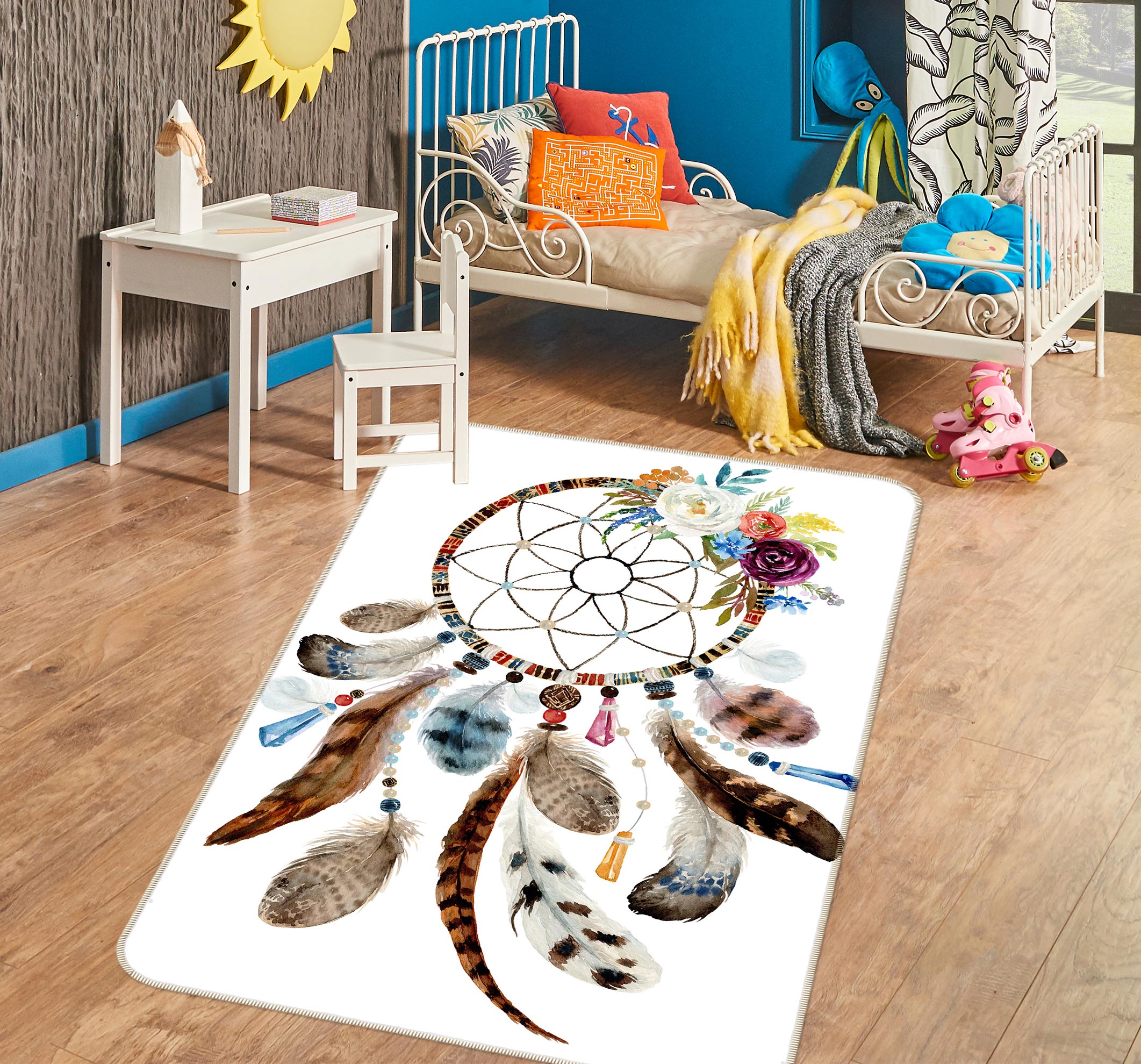 3D Dreamcatcher 37131 Non Slip Rug Mat