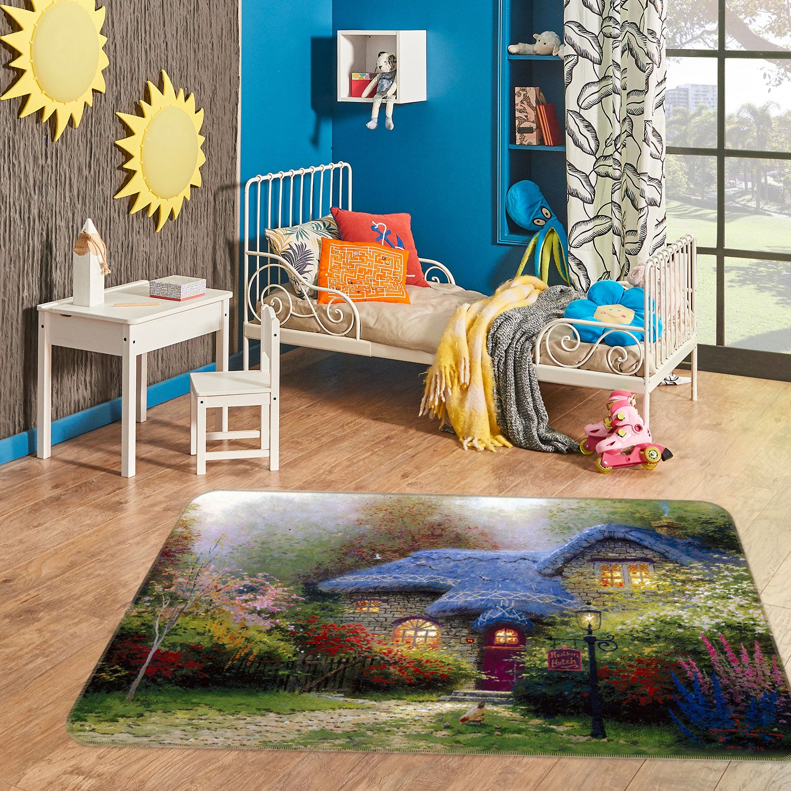 3D Jungle House 75181 Non Slip Rug Mat