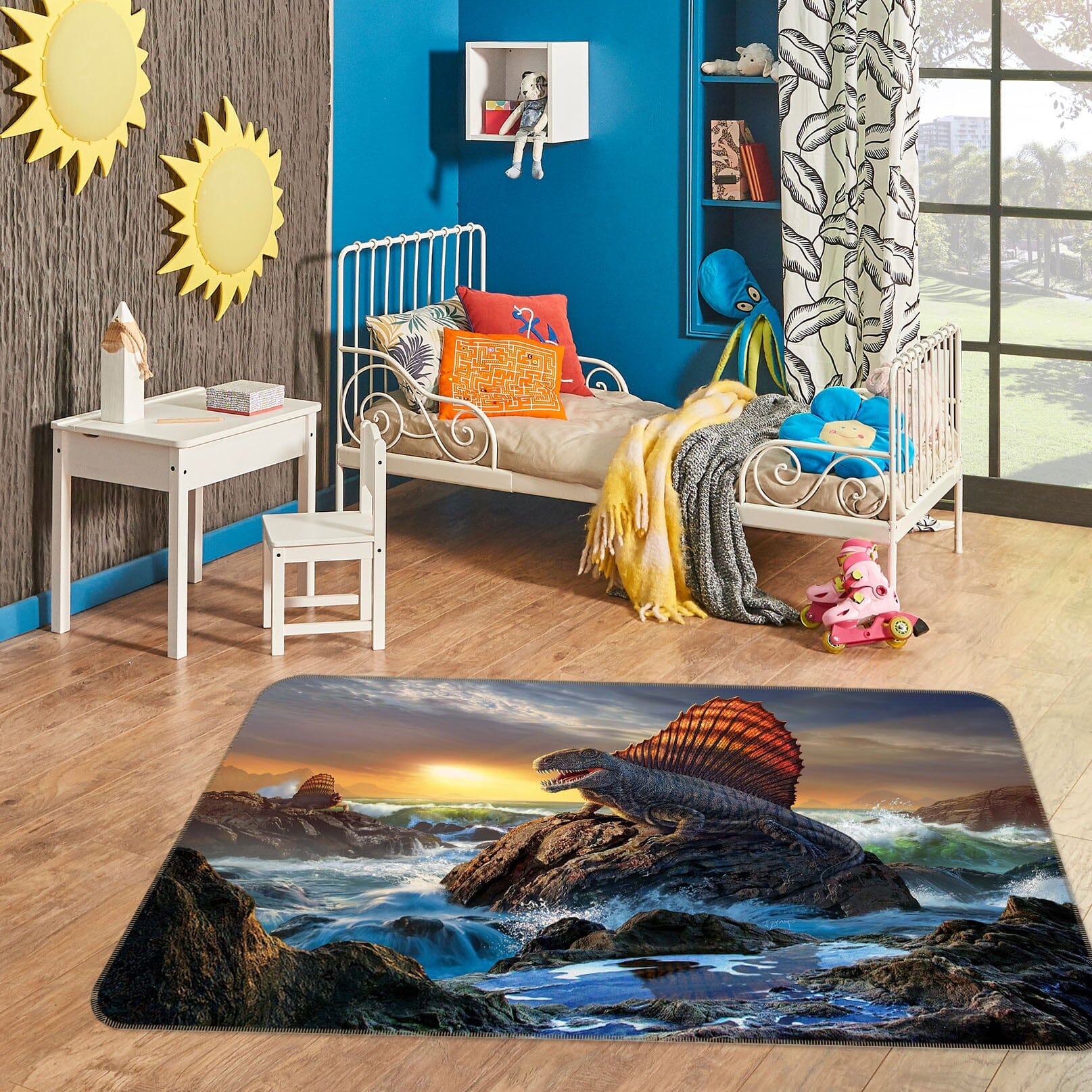 3D Millennium Turtle 1054 Jerry LoFaro Rug Non Slip Rug Mat Mat AJ Creativity Home 