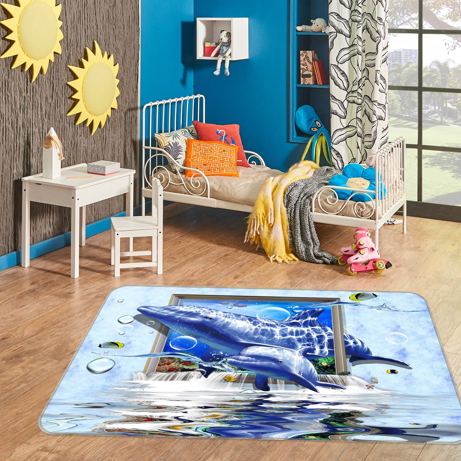 3D Dolphin 76050 Non Slip Rug Mat