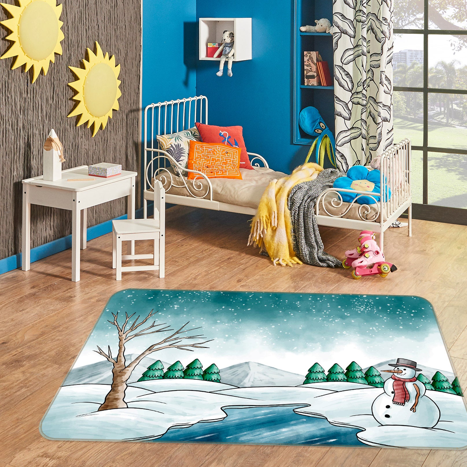 3D Snowman 30201 Non Slip Rug Mat