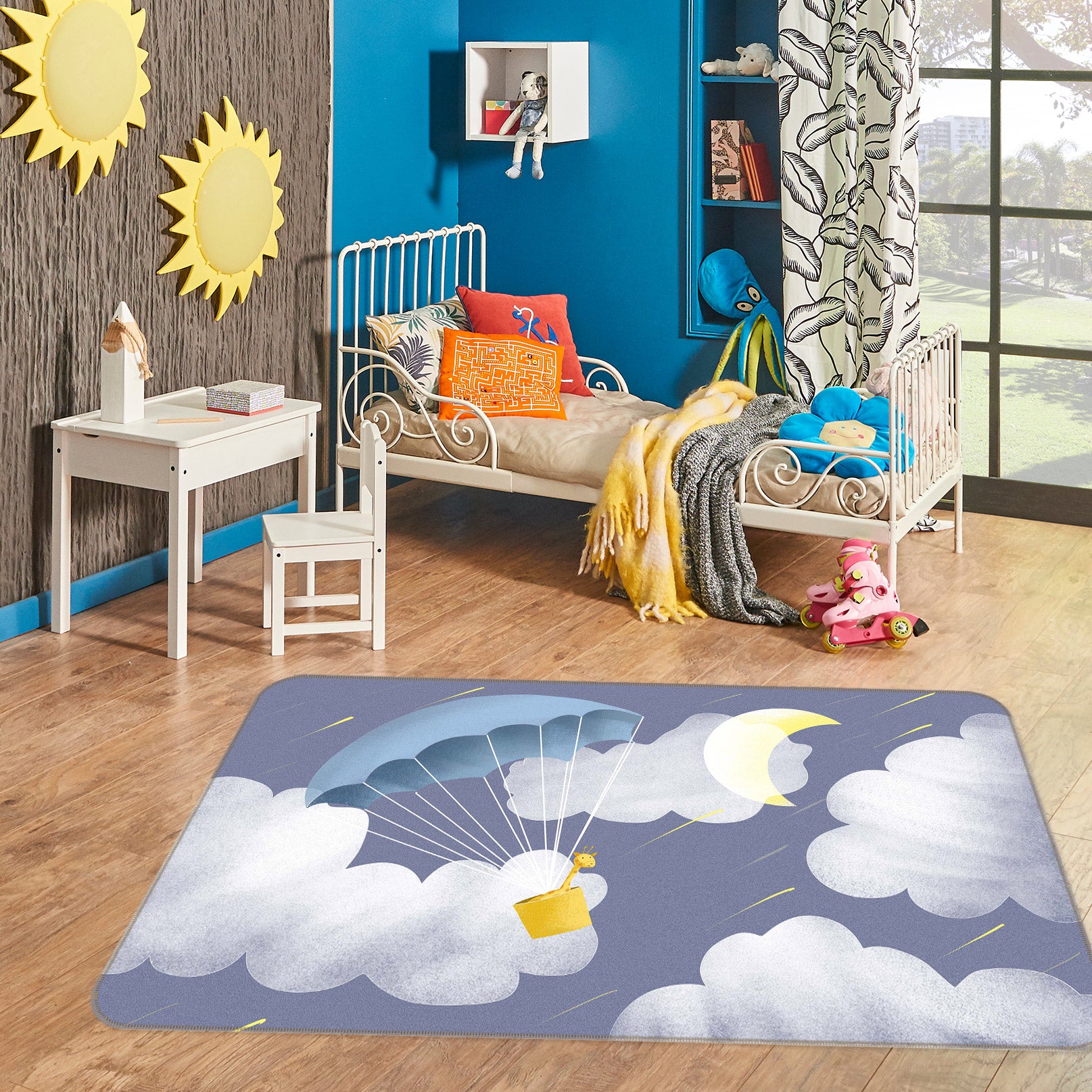3D Clouds 77062 Non Slip Rug Mat