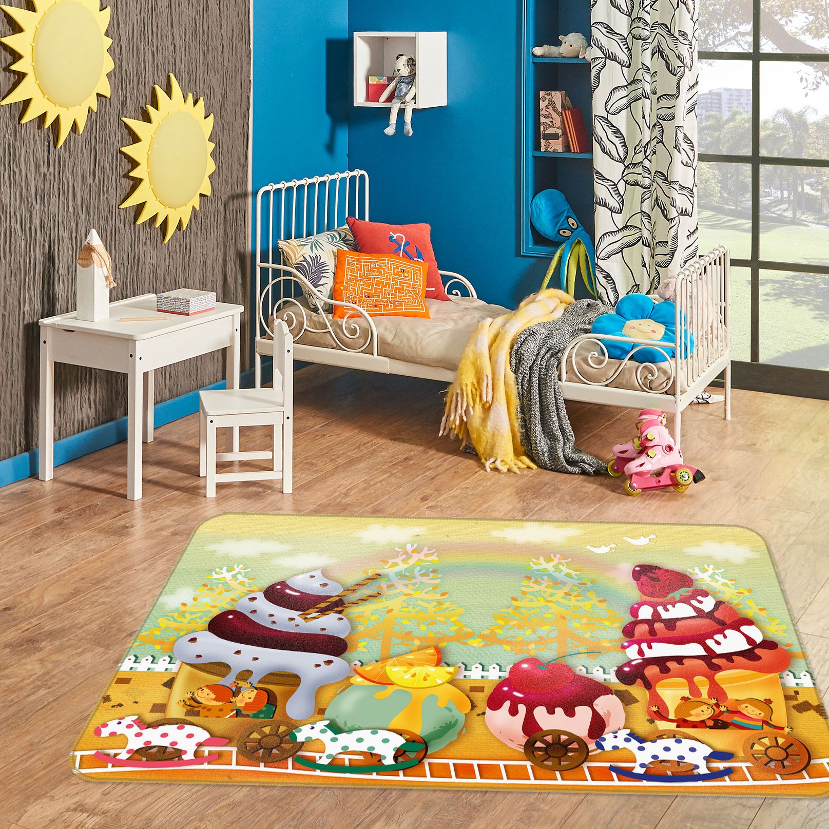 3D Ice Cream 35240 Non Slip Rug Mat