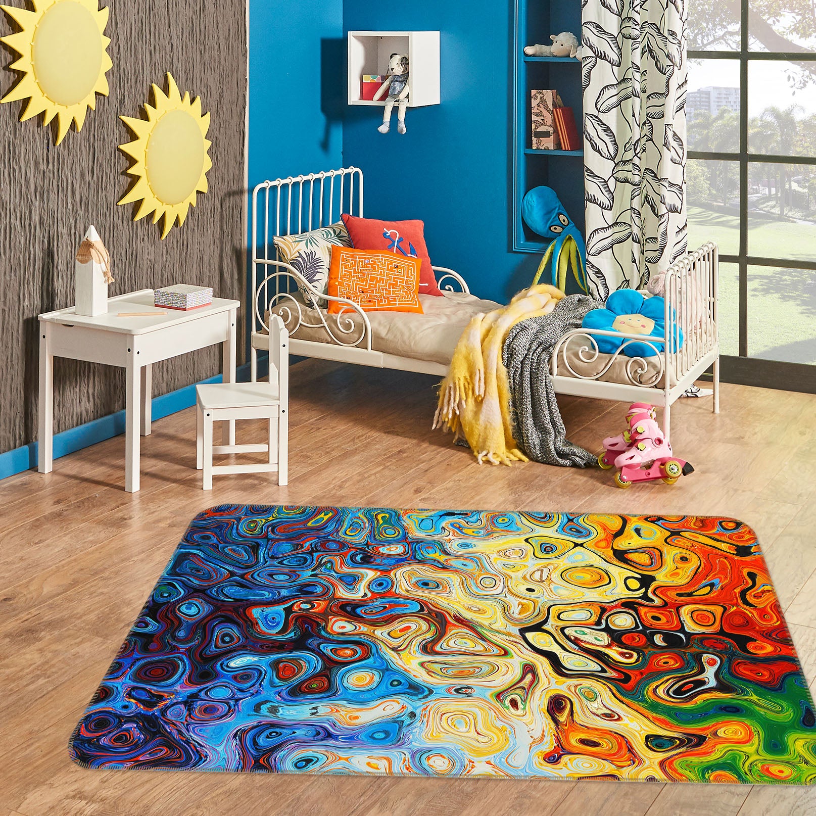 3D Pattern 36200 Non Slip Rug Mat