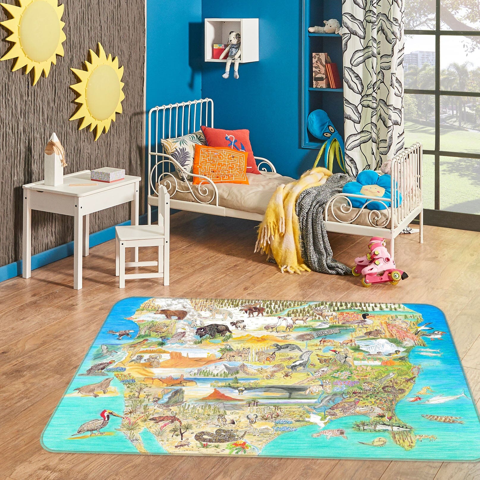 3D Cute Animal 1514 Michael Sewell Rug Non Slip Rug Mat Mat AJ Creativity Home 