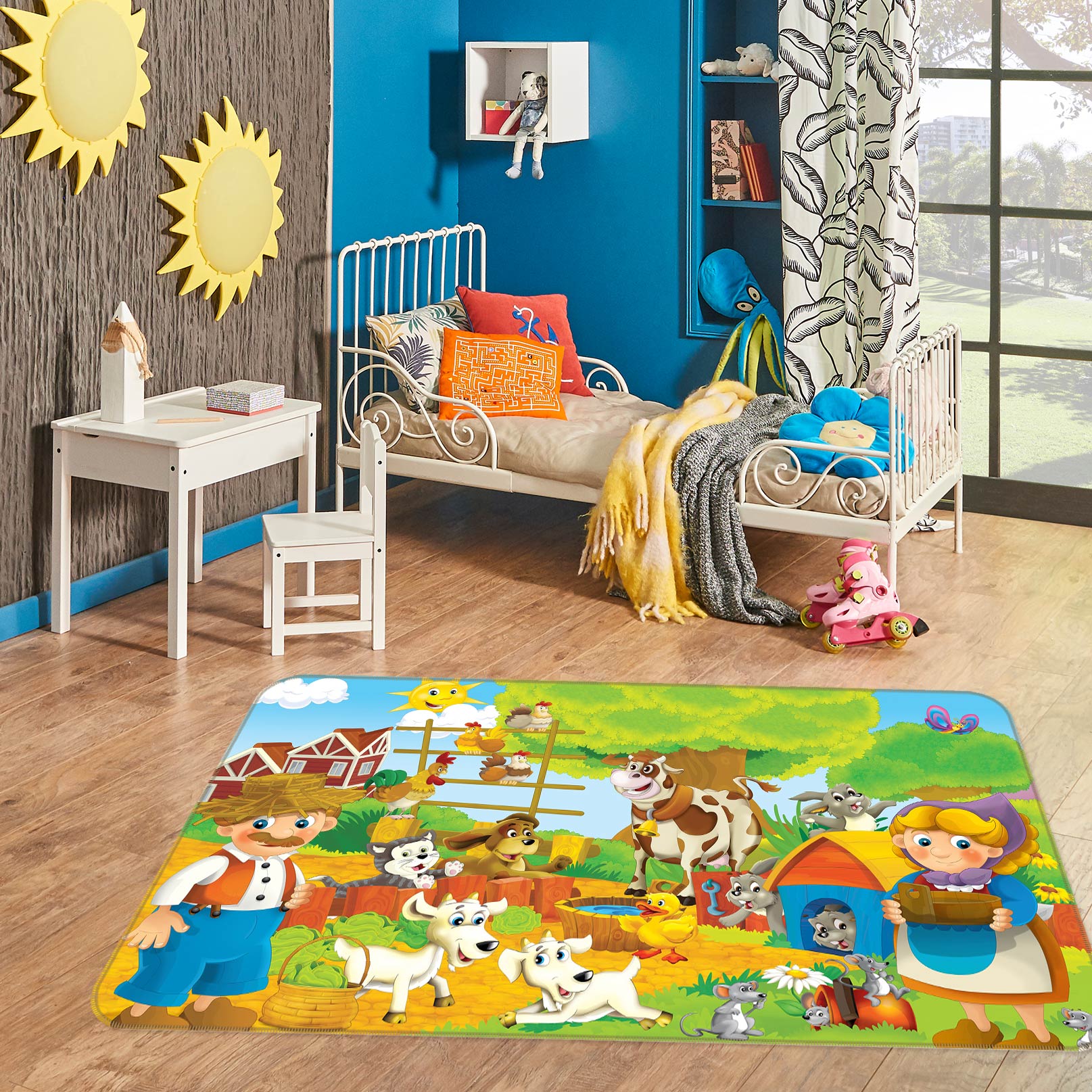 3D Farm Animals 76271 Non Slip Rug Mat
