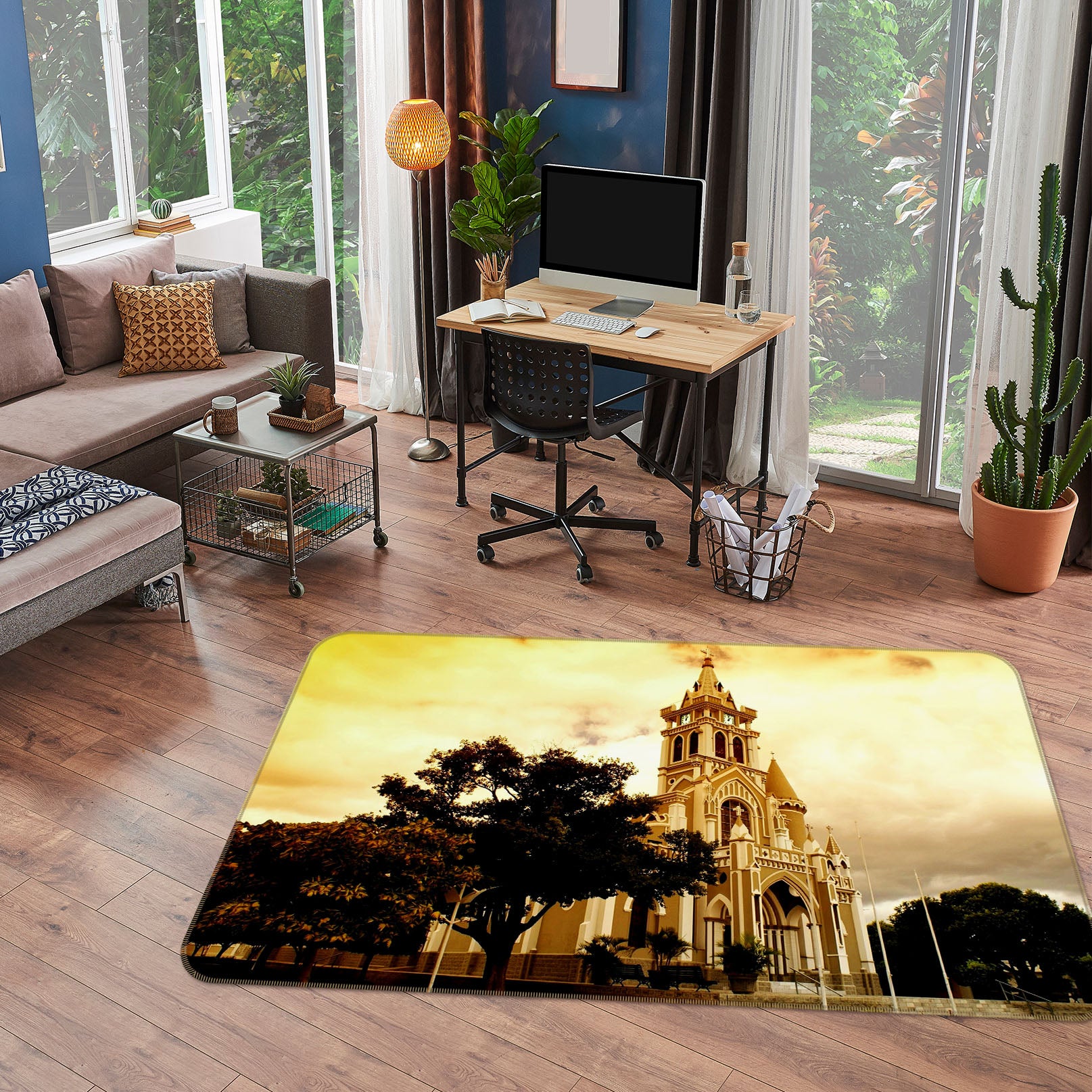 3D Houses 31200 Non Slip Rug Mat