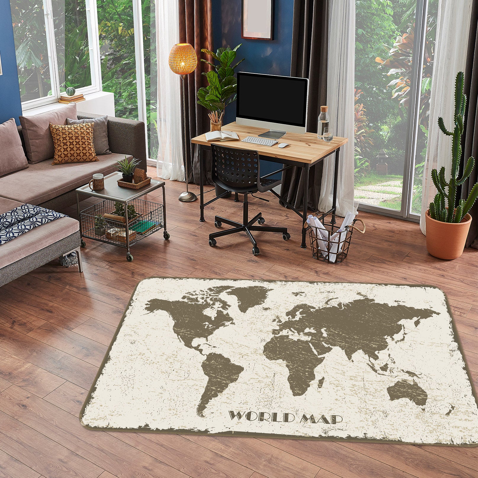 3D Map 35095 Non Slip Rug Mat