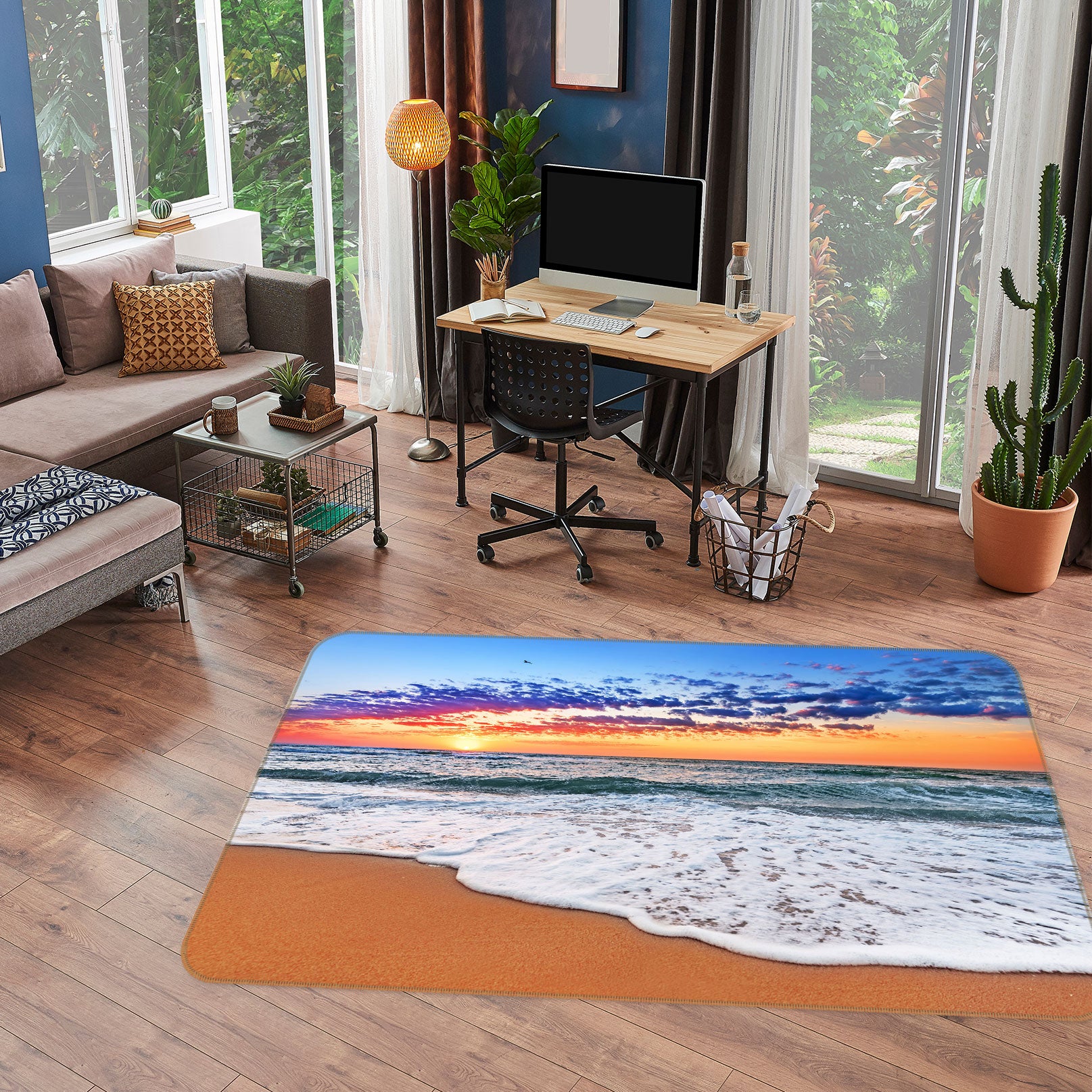 3D Seaside 77220 Non Slip Rug Mat
