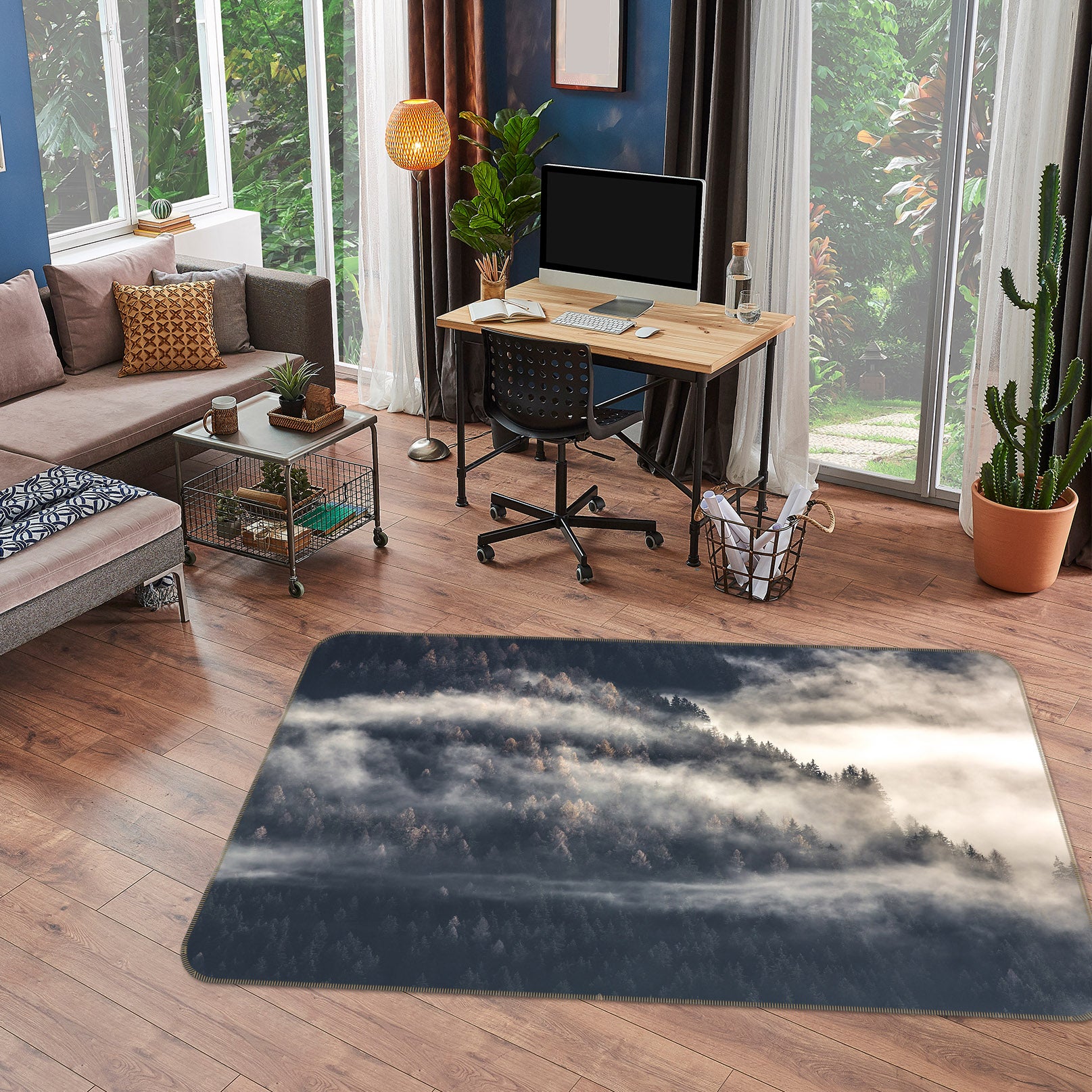 3D Mountain 36136 Non Slip Rug Mat