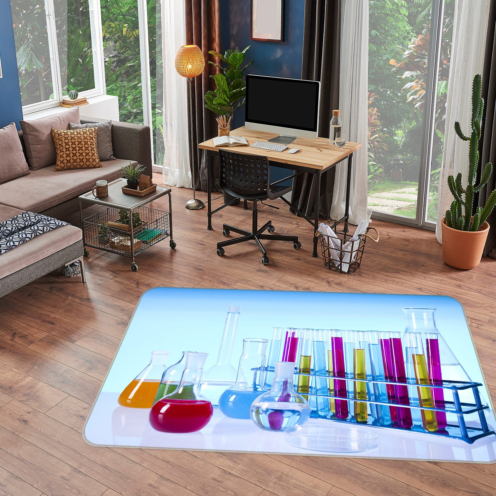 3D Laboratory Measuring Cup 77088 Non Slip Rug Mat