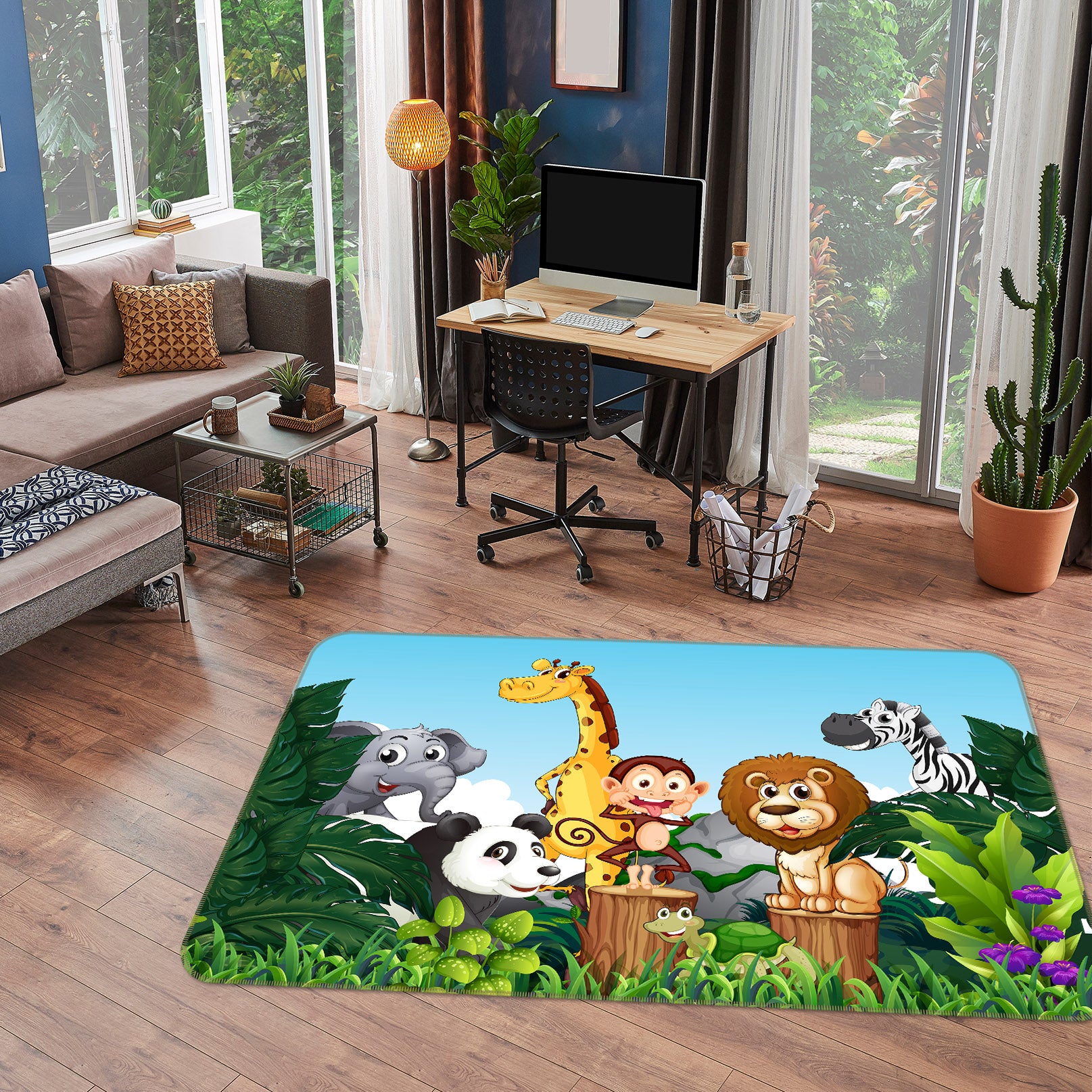 3D Animal 36153 Non Slip Rug Mat