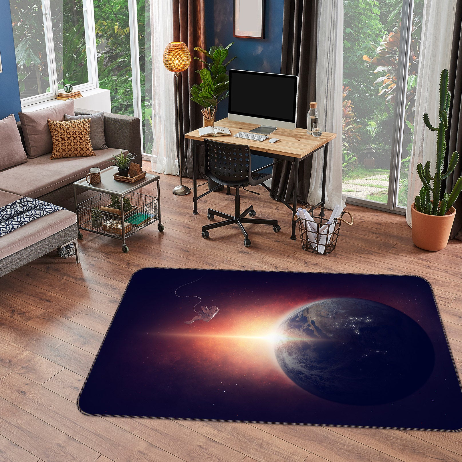 3D Earth 36100 Non Slip Rug Mat