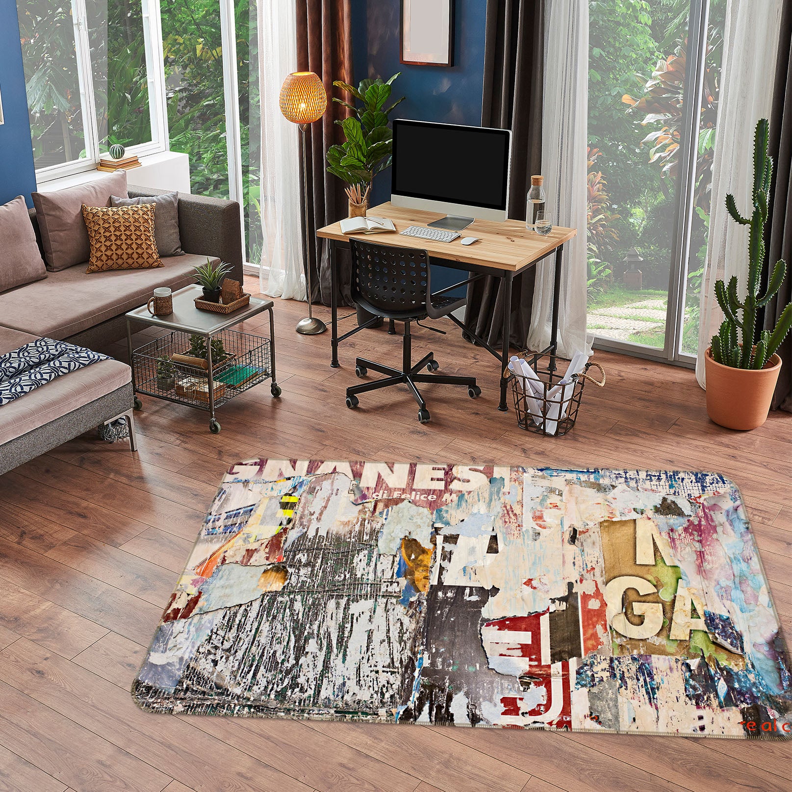 3D Pattern 31078 Non Slip Rug Mat