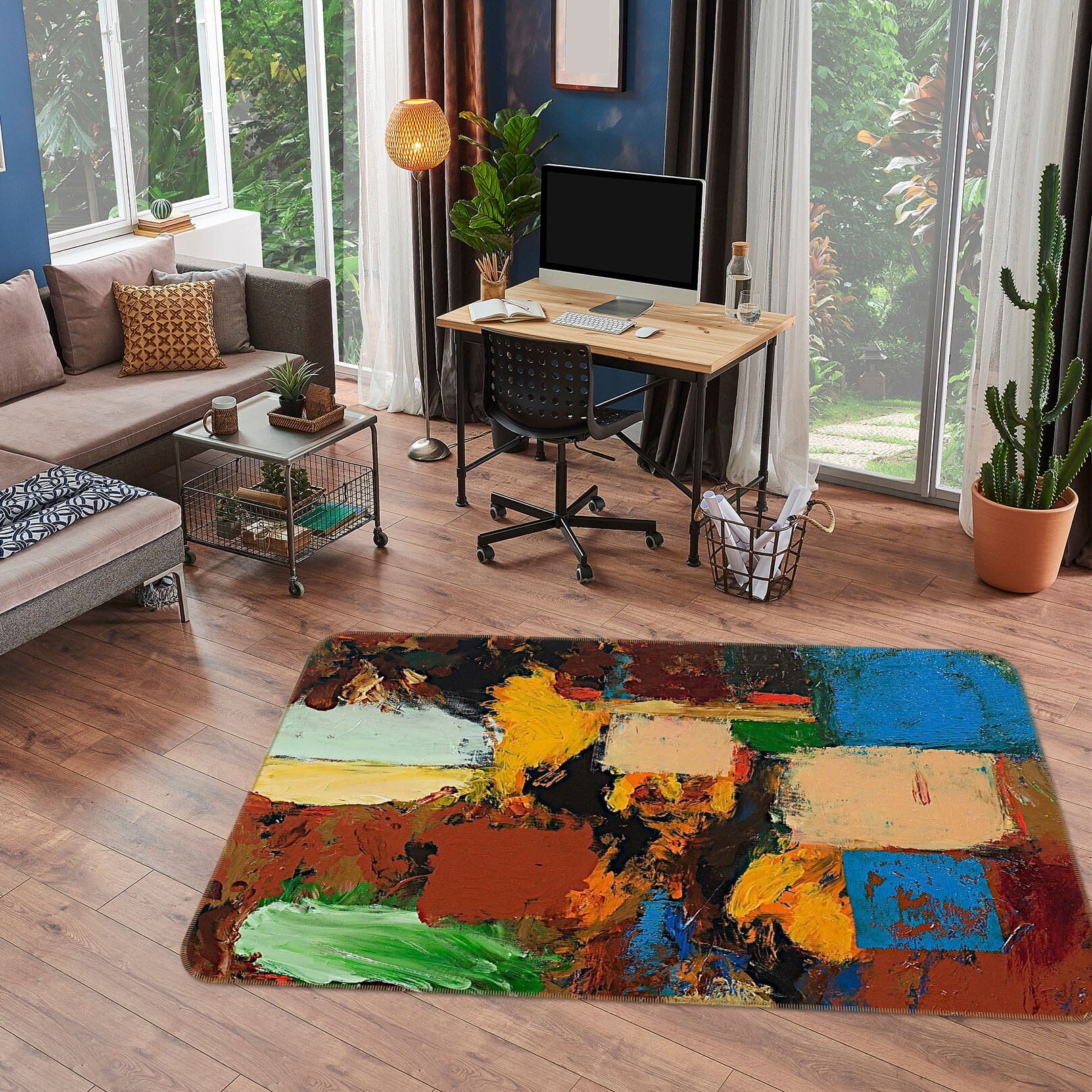 3D Color Graffiti 1006 Allan P. Friedlander Rug Non Slip Rug Mat Mat AJ Creativity Home 