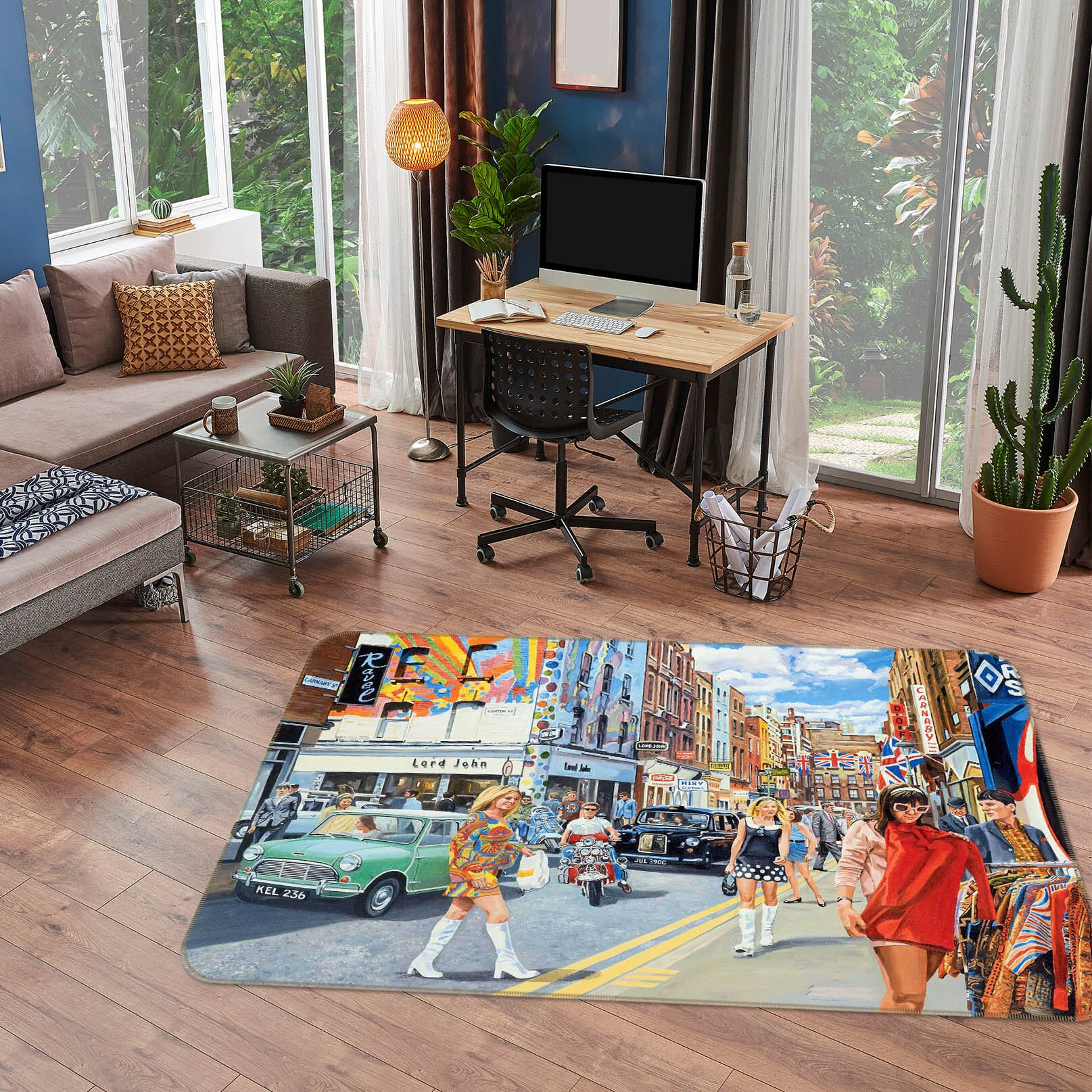 3D Fashion Girl 1063 Trevor Mitchell Rug Non Slip Rug Matat Mat AJ Creativity Home 
