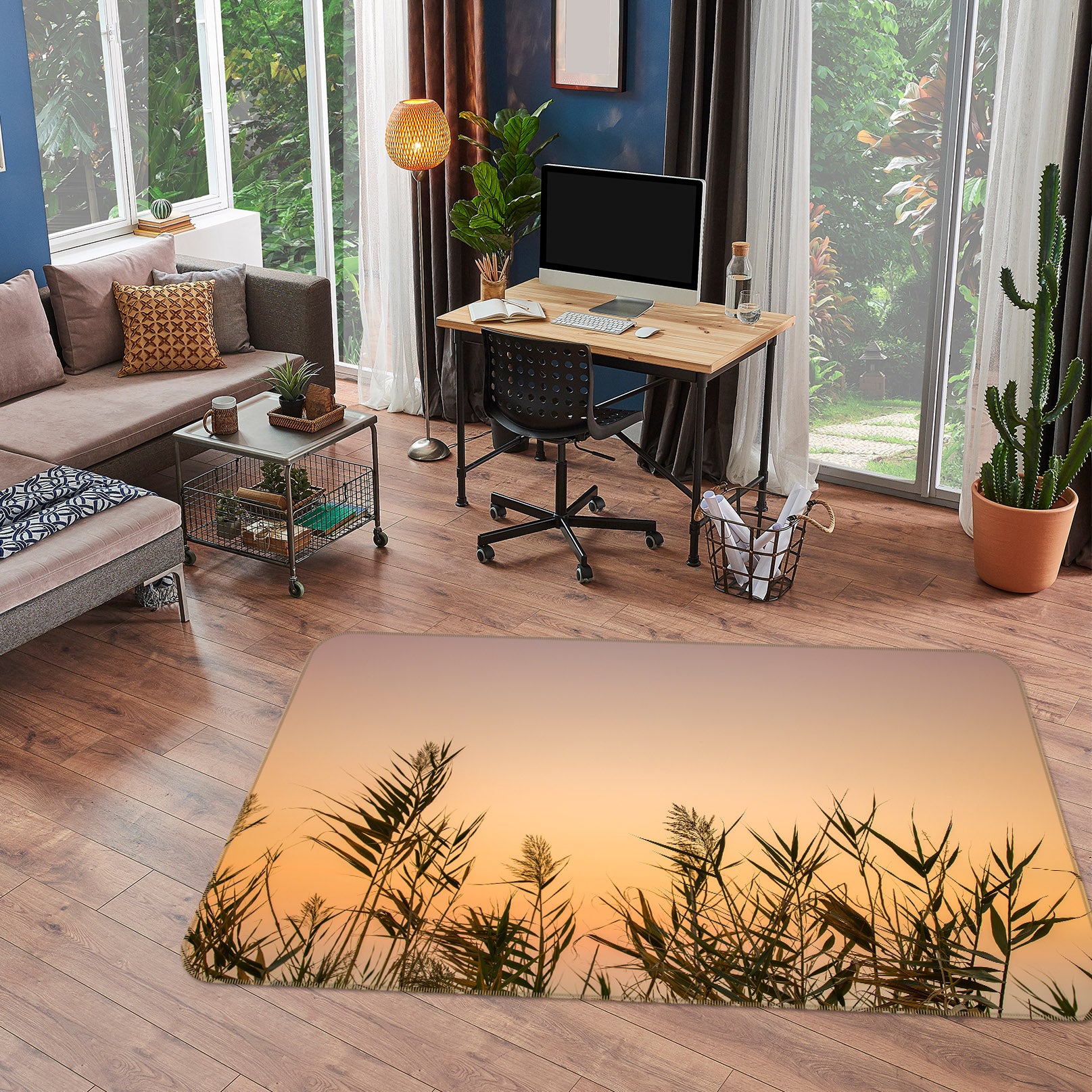 3D Reeds 83268 Assaf Frank Rug Non Slip Rug Mat