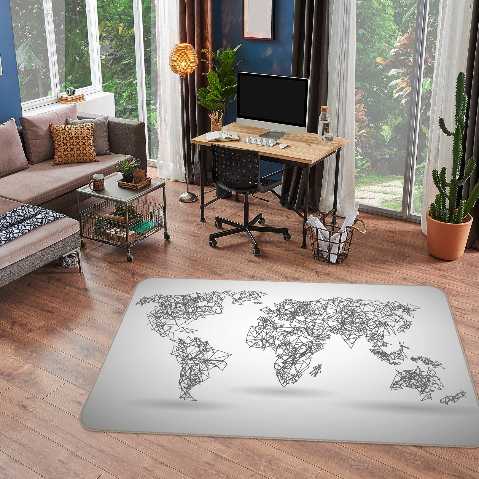 3D Map 35106 Non Slip Rug Mat