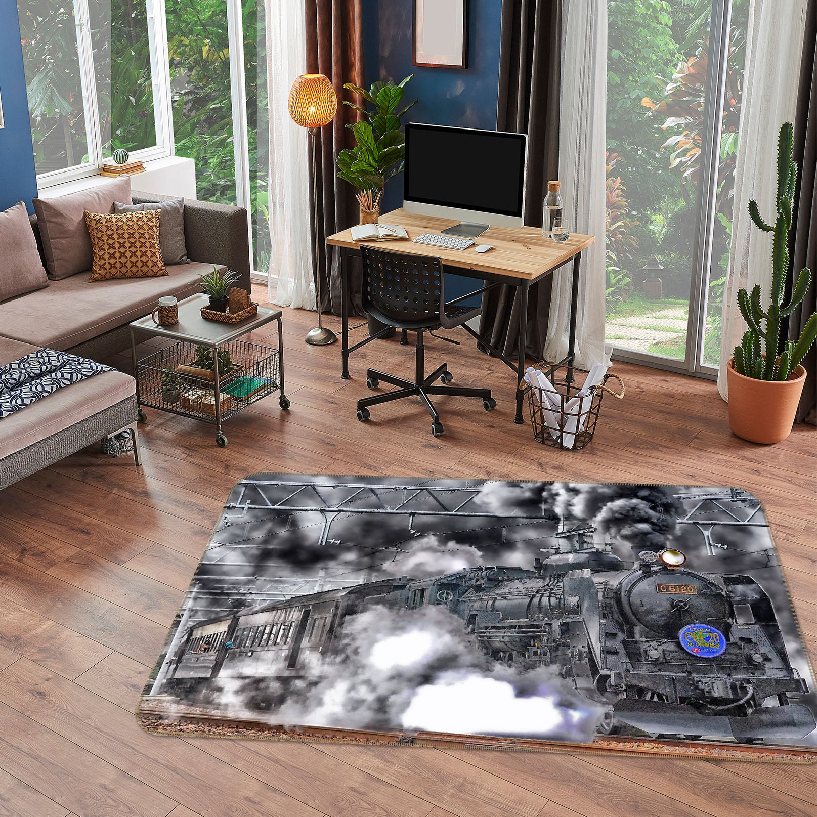 3D Train 38225 Vehicle Non Slip Rug Mat