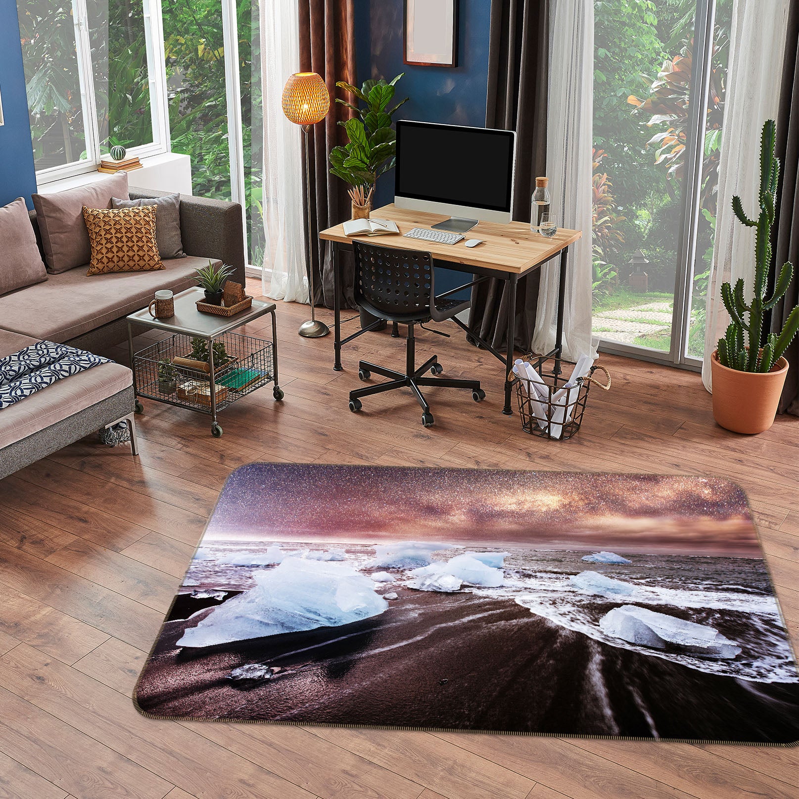 3D Glacier 29194 Non Slip Rug Mat