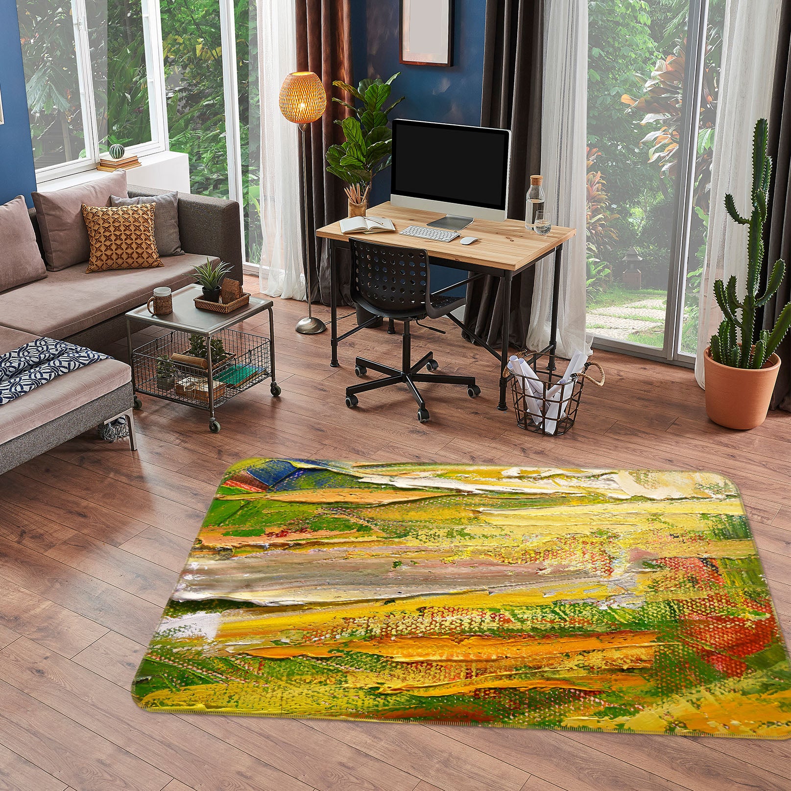 3D Painting 30163 Non Slip Rug Mat