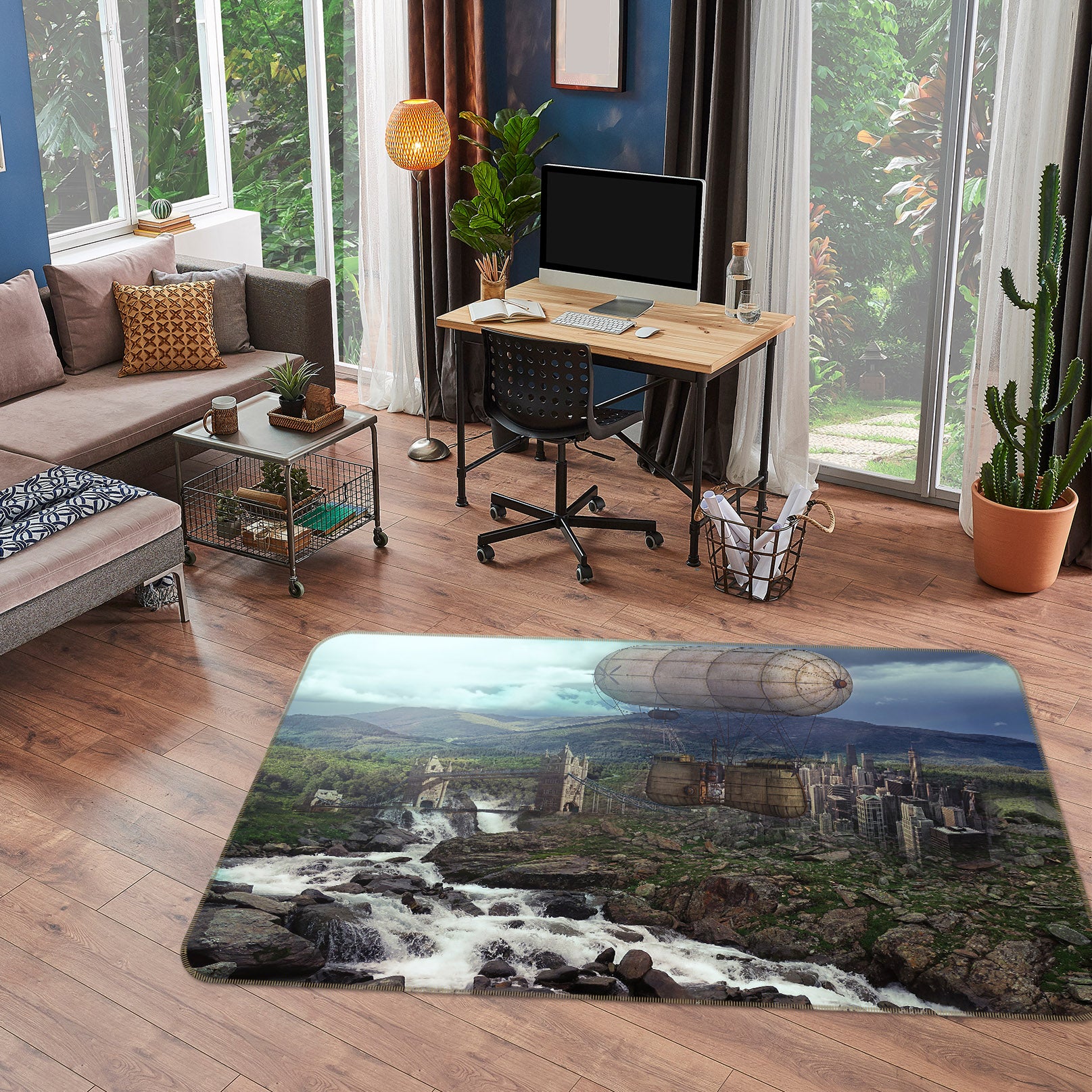 3D Mountain 36197 Non Slip Rug Mat