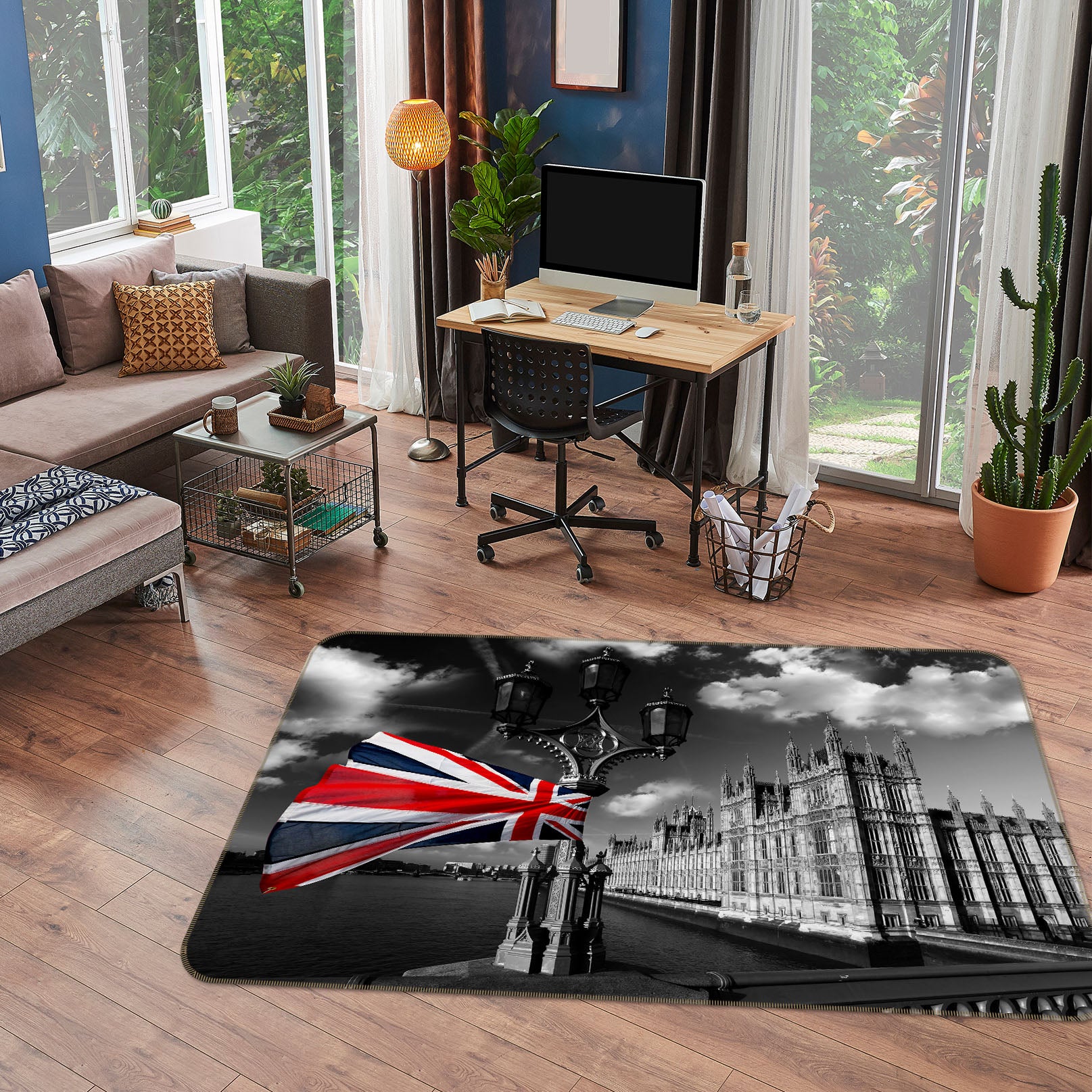 3D Building 34123 Non Slip Rug Mat