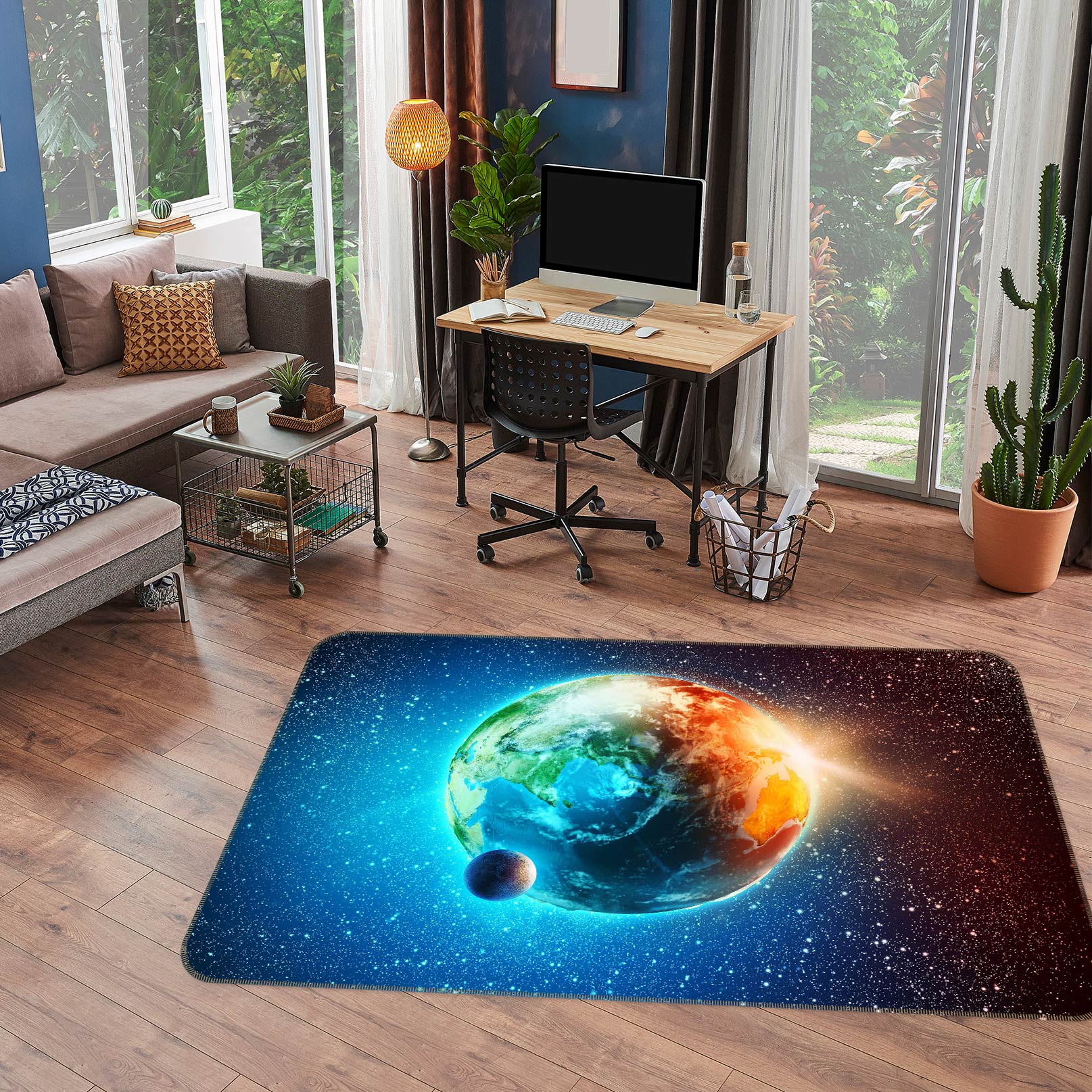 3D Planet 75160 Non Slip Rug Mat