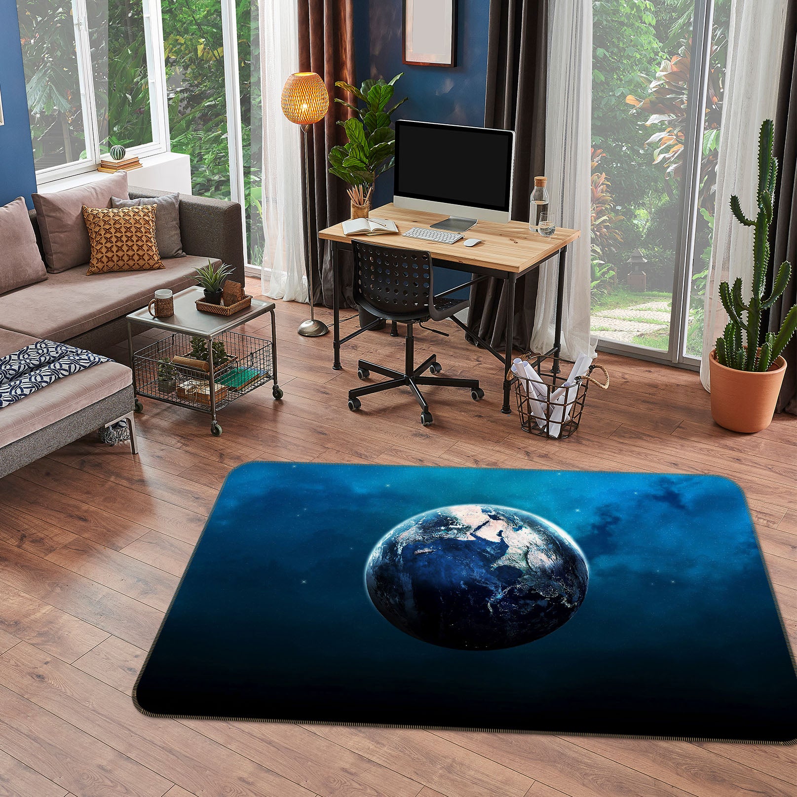 3D Earth 31140 Non Slip Rug Mat