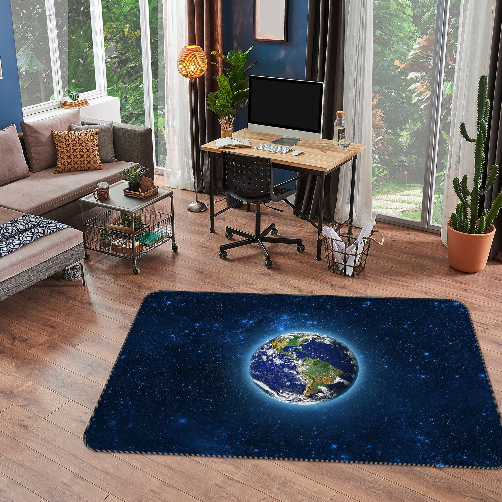3D Earth 35100 Non Slip Rug Mat