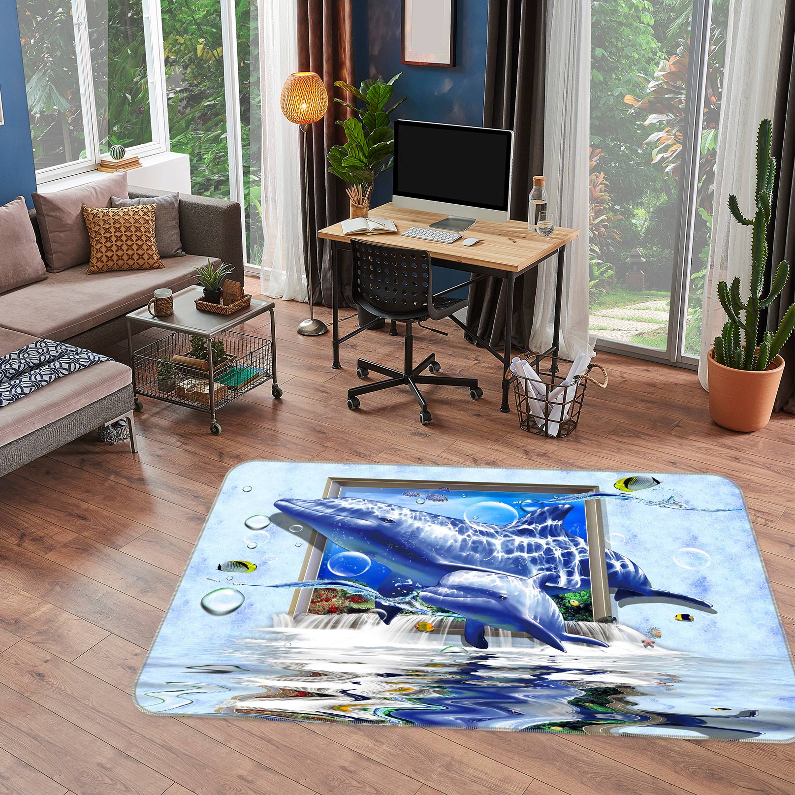 3D Dolphin 76050 Non Slip Rug Mat