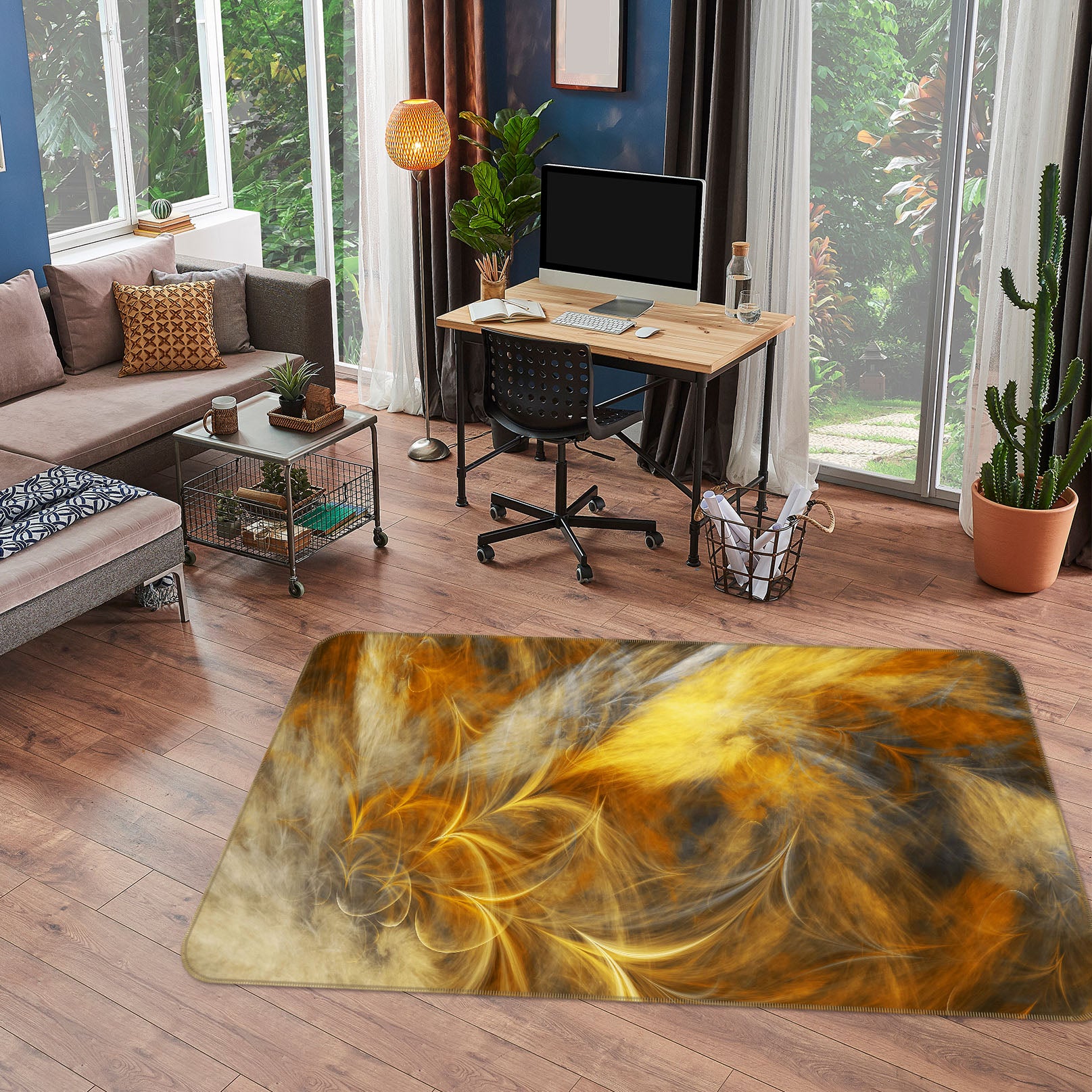 3D Texture 34180 Non Slip Rug Mat