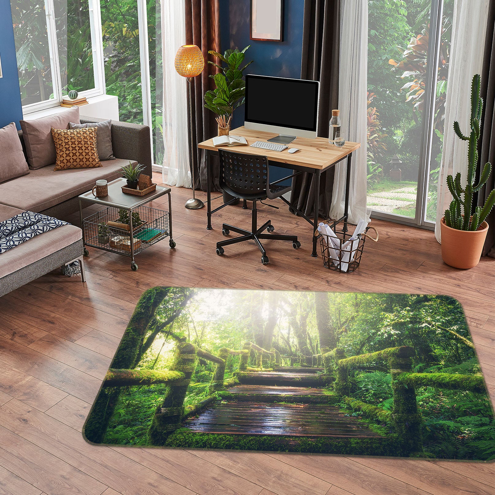 3D Bridge Gallery 36169 Non Slip Rug Mat