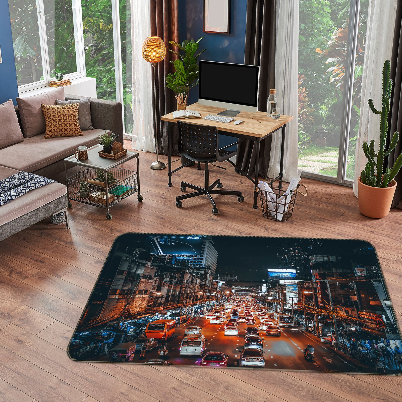 3D City Vehicle 42109 Vehicle Non Slip Rug Mat