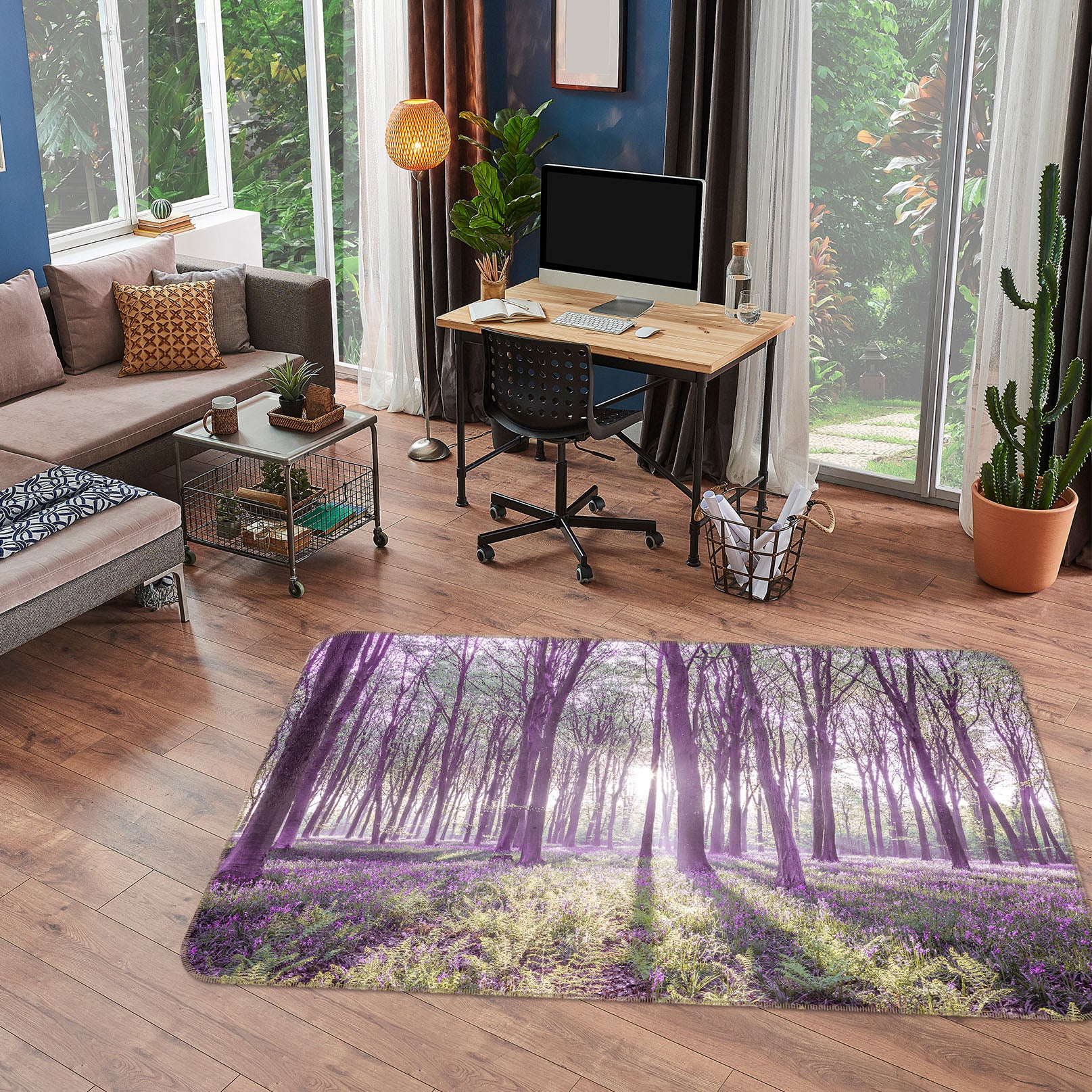 3D Woods Sunshine 83272 Assaf Frank Rug Non Slip Rug Mat