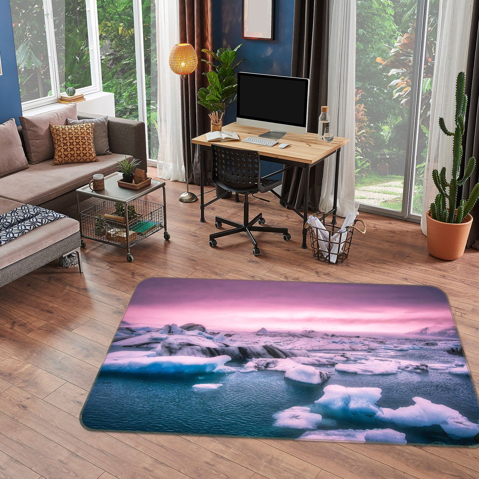 3D Melting Snow 1121 Marco Carmassi Rug Non Slip Rug Mat Mat AJ Creativity Home 