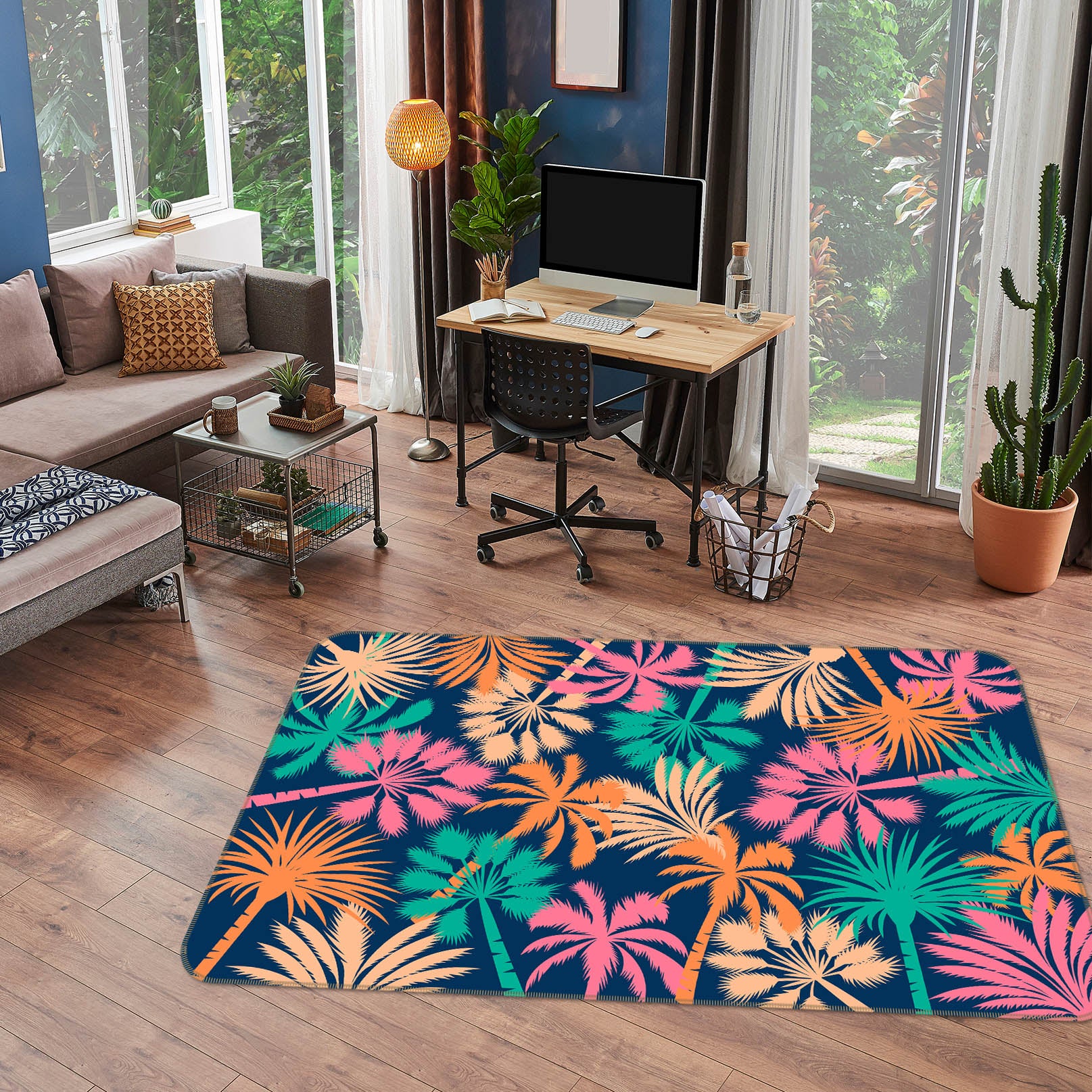 3D Color Tree 29206 Non Slip Rug Mat