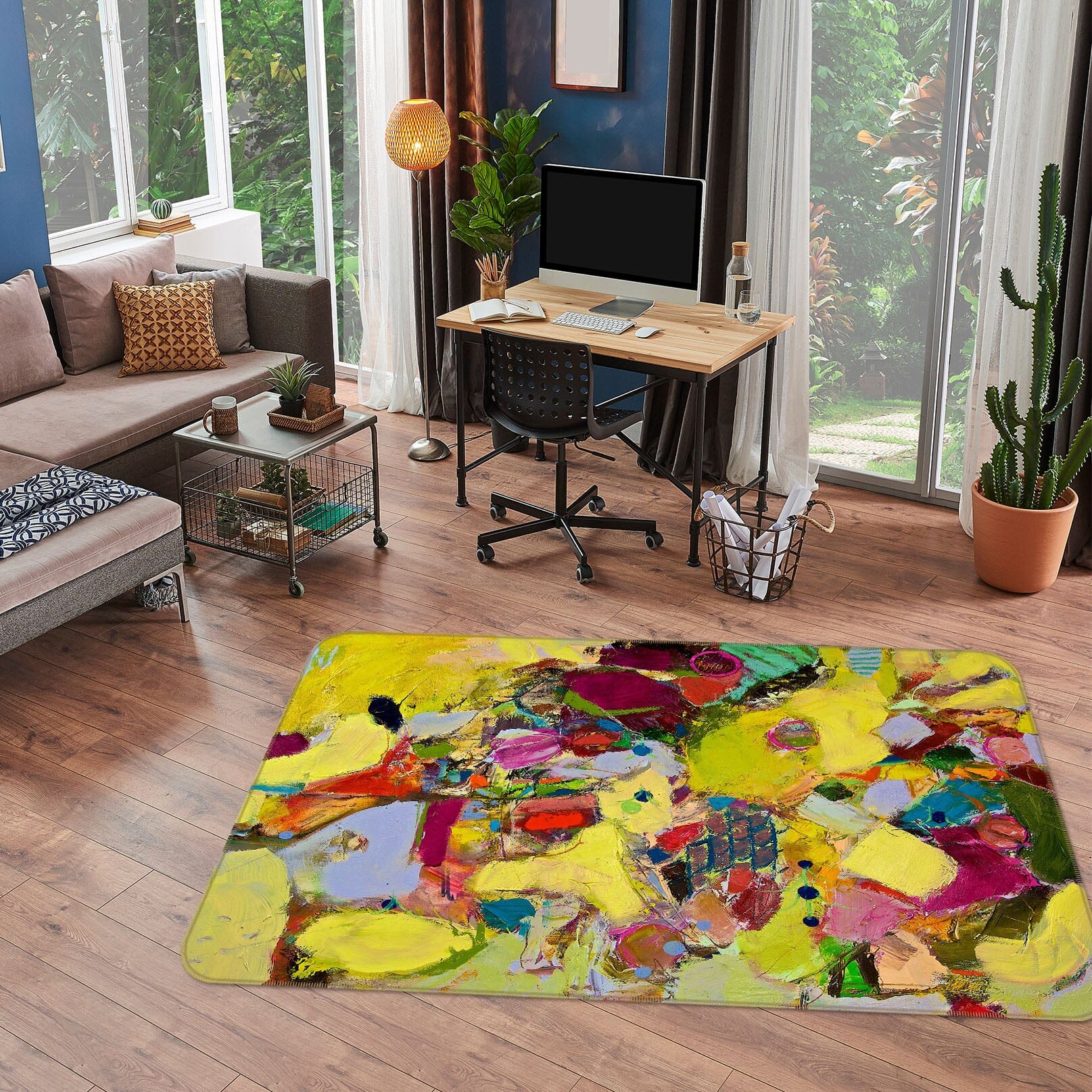 3D Brilliant Colors 1065 Allan P. Friedlander Rug Non Slip Rug Mat Mat AJ Creativity Home 
