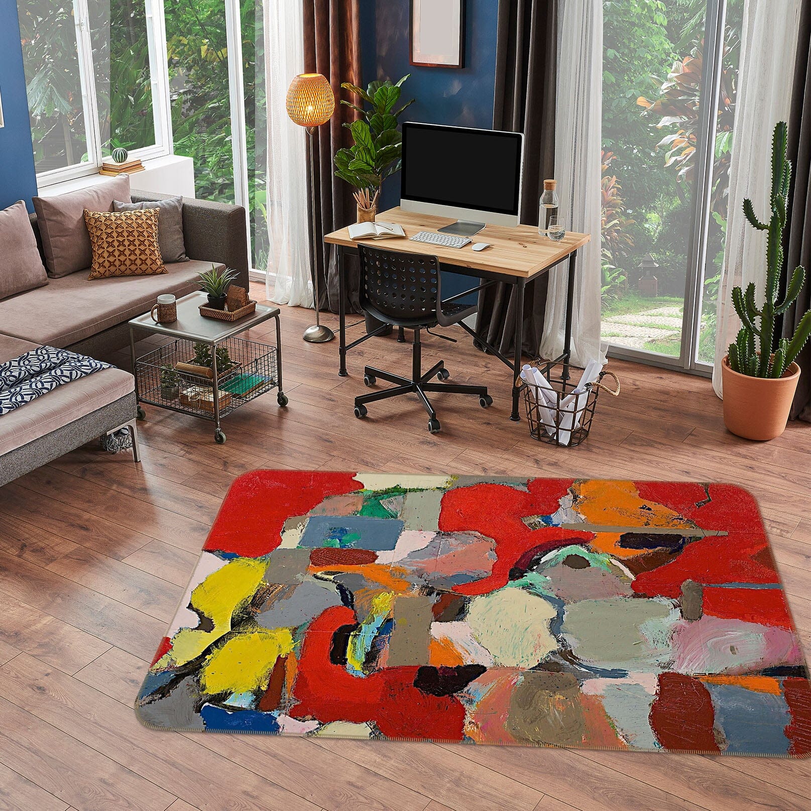 3D Vibrant Colors 1026 Allan P. Friedlander Rug Non Slip Rug Mat Mat AJ Creativity Home 