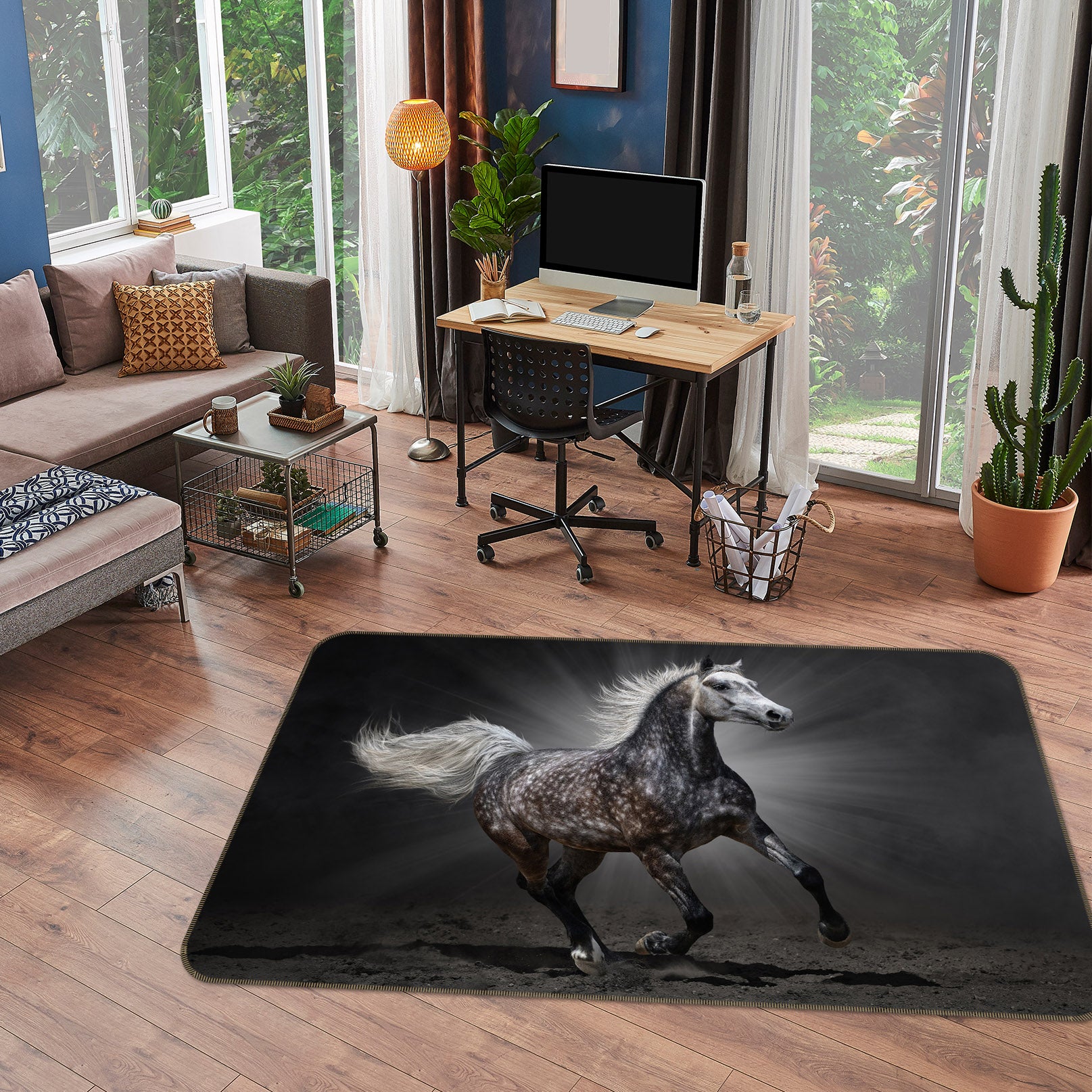 3D Horse 65094 Non Slip Rug Mat